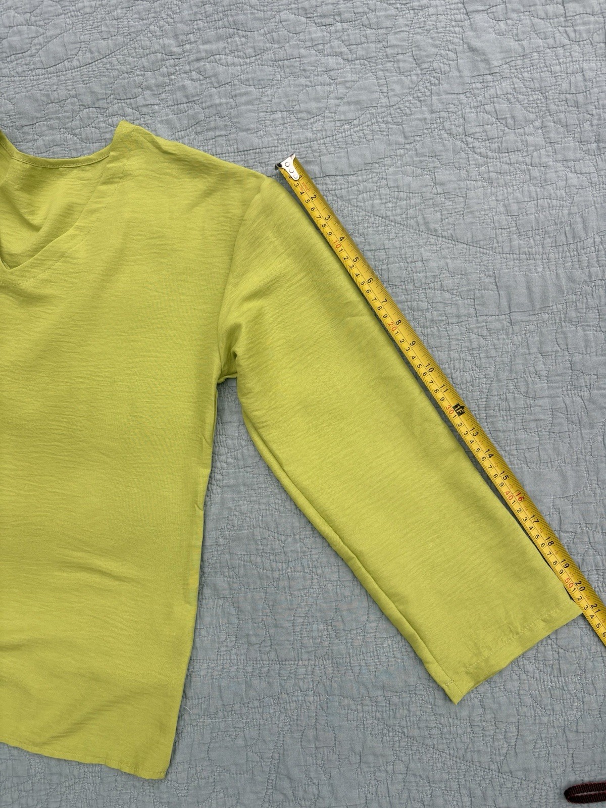 Women’s Loose Top and Pants Set – Soft Light Green Casual 2-Piece Outfit Size M