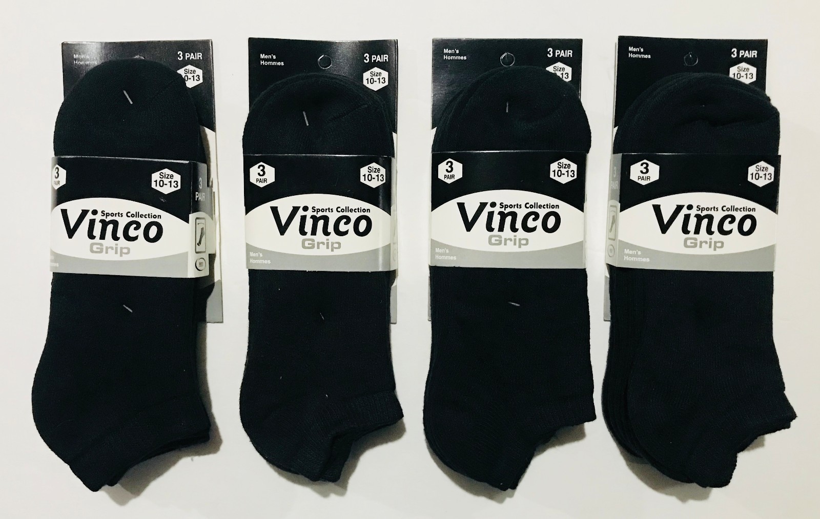 3-12 Pairs Unisex Black Ankle Quarter Socks Cotton Sports Athletic Low Cut Socks