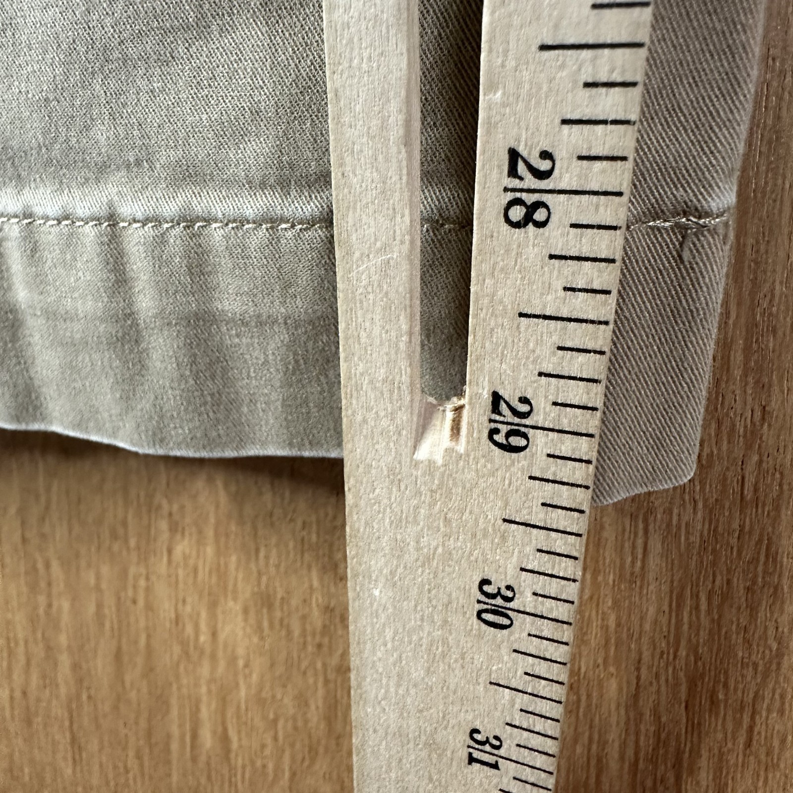 Polo Ralph Lauren Pants Mens 30×30 Khaki Brown Cotton Chino Flat Front Straight