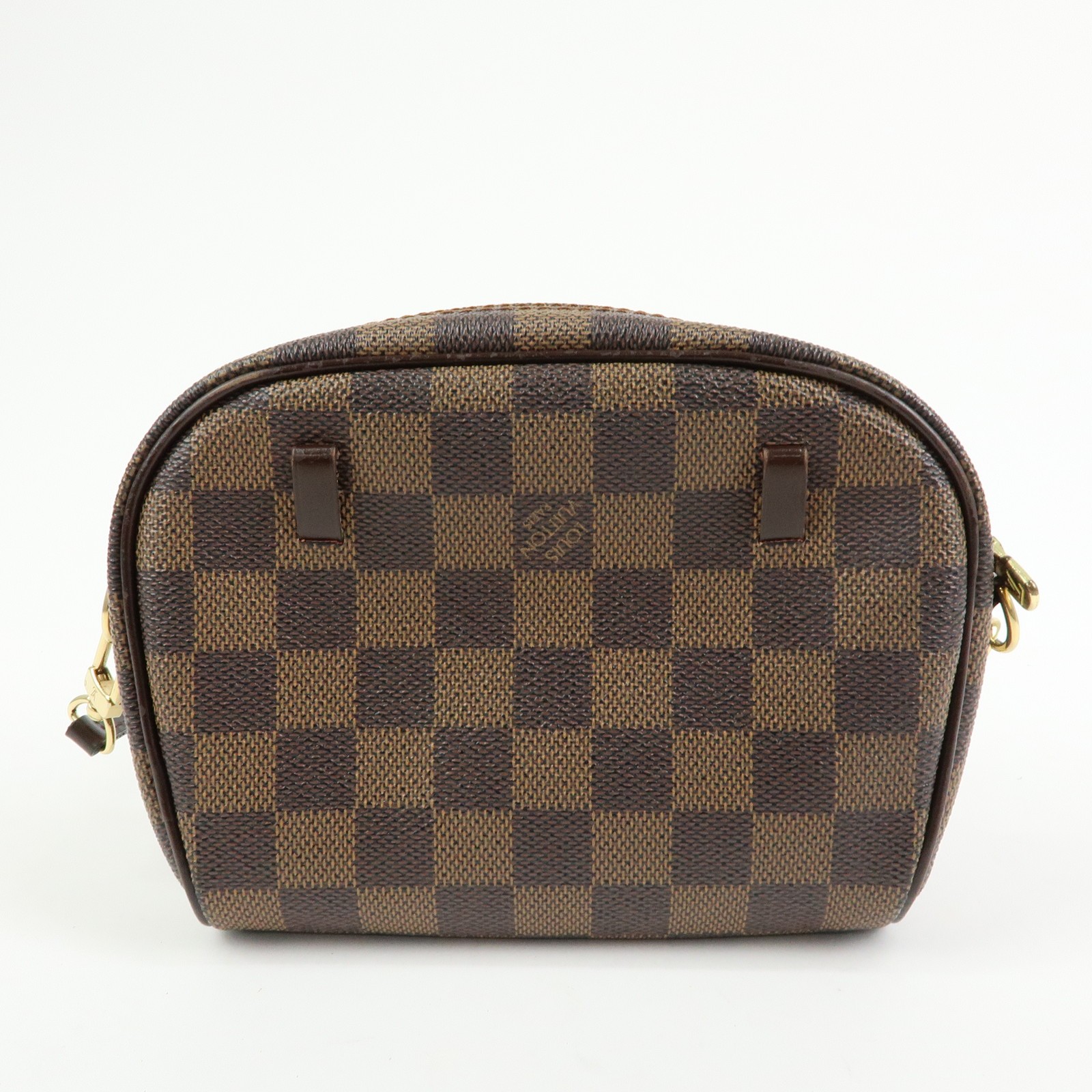 Louis Vuitton Damier Pochette Ipanema Shoulder Bag Ebene N51296 Auth Used F/S