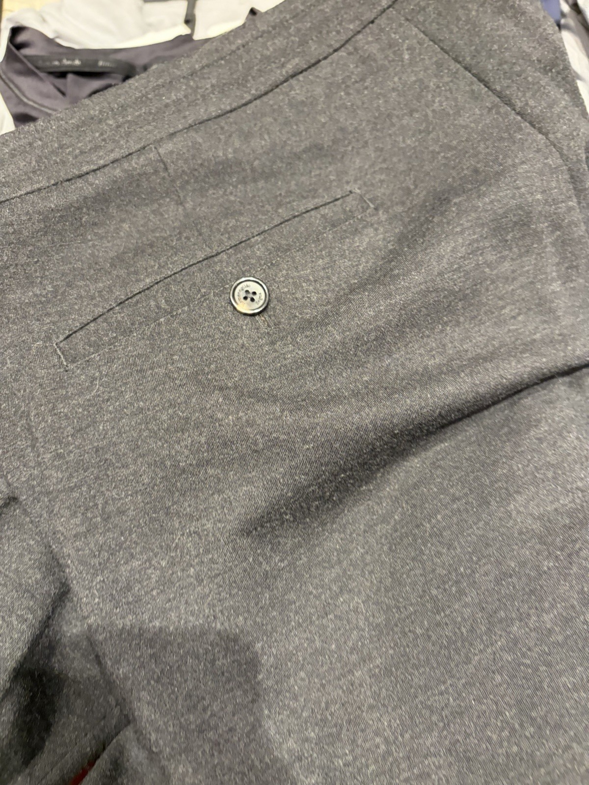 **Zegna Mens Luxury Grey Wool Drawstring Sweatpants. SZ S/48 WOW $1050 Retail