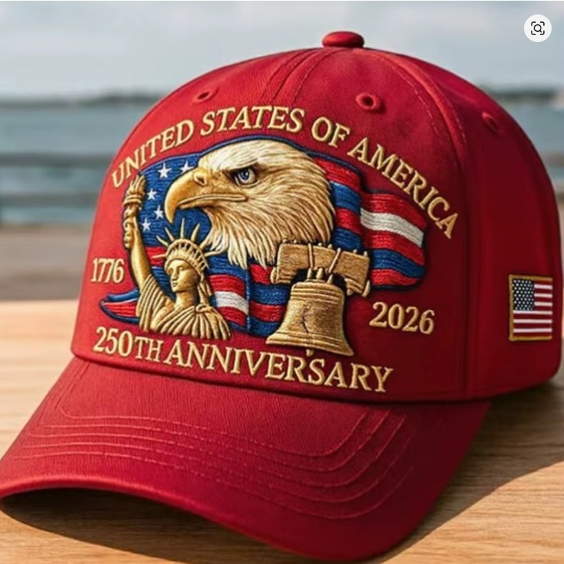 Baseball Cap United States 250th Anniversary Hat