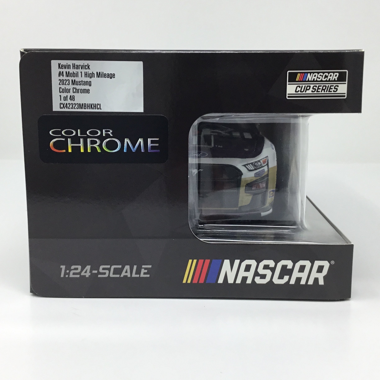 Kevin Harvick 2023 Mobil 1 High Mileage 1:24 Color Chrome Diecast