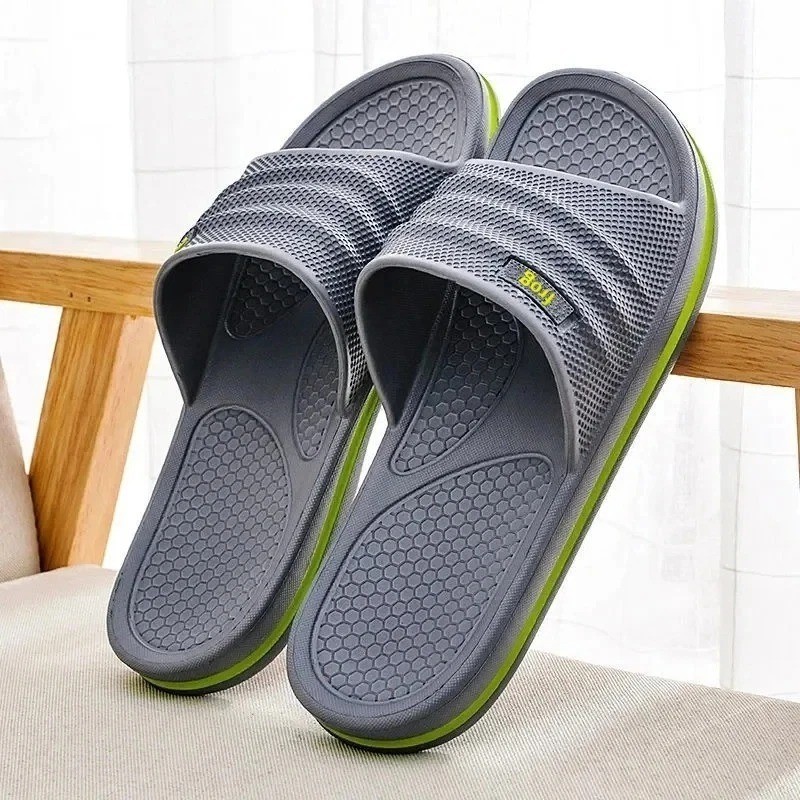Men’s EVA Slippers Non Slip Soft Lightweight Indoor Home Bathroom Shoes Open Toe