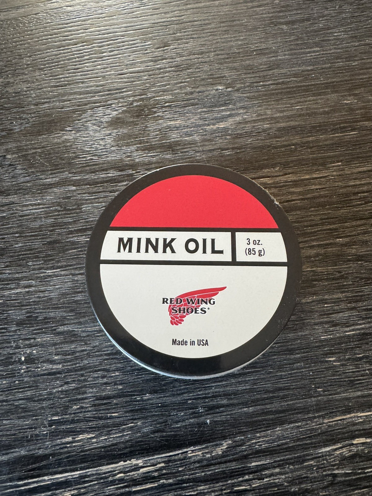 Red Wing Mink Oil 3 oz 85g Red Wing Shoes Style 97105 New In Tin Made In USA