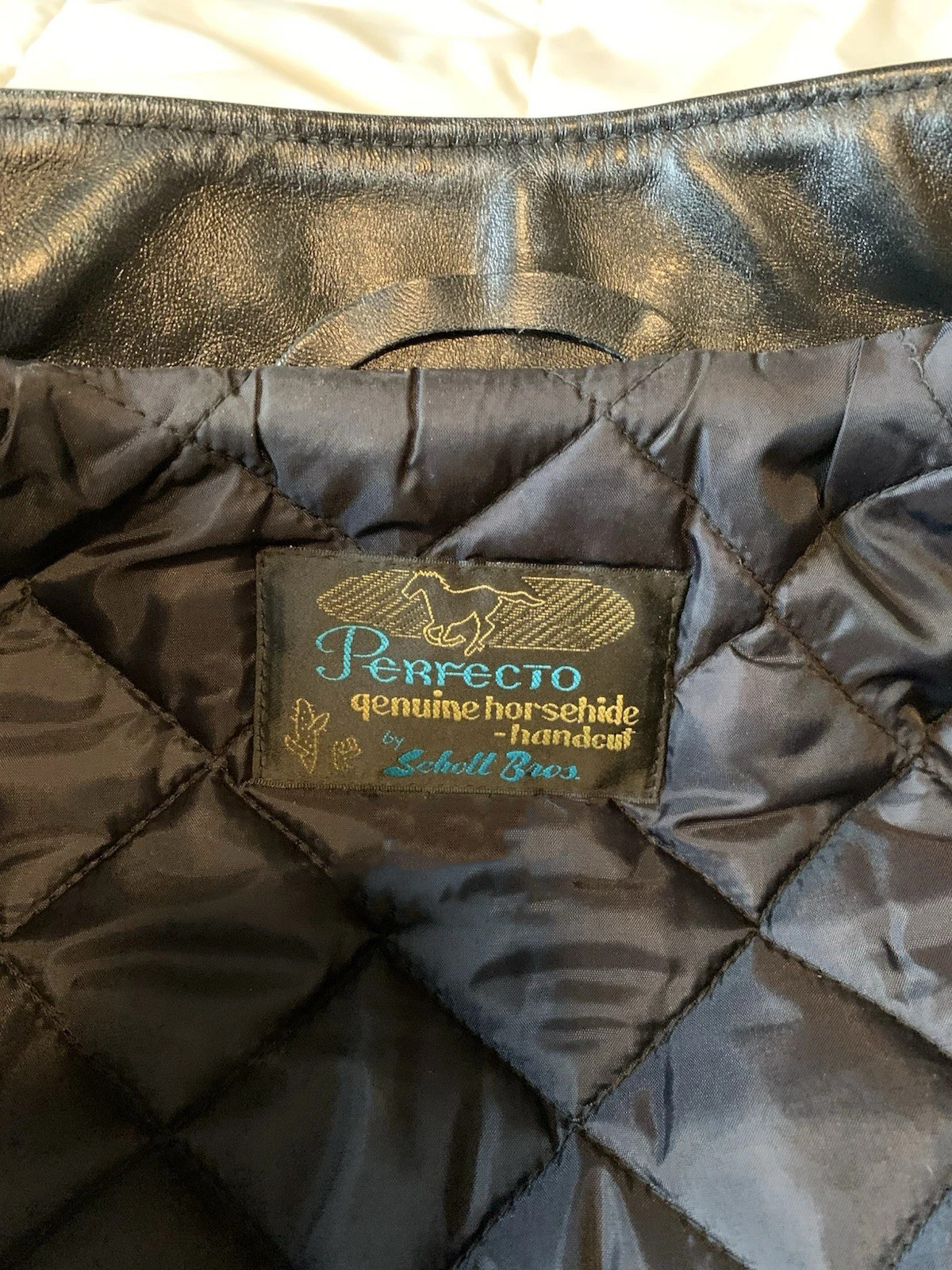 Schott NYC 641 Steerhide Leather Motorcycle Jacket Black Cafe Racer Mens