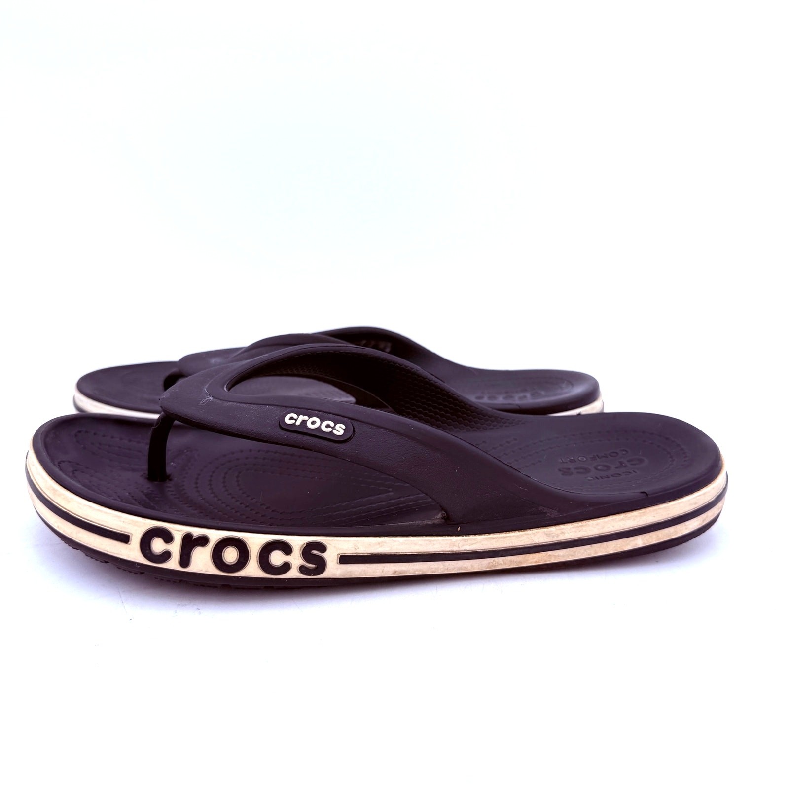 Crocs Blue Bayaband Flip Flop Slides Sandals Size M8 W10