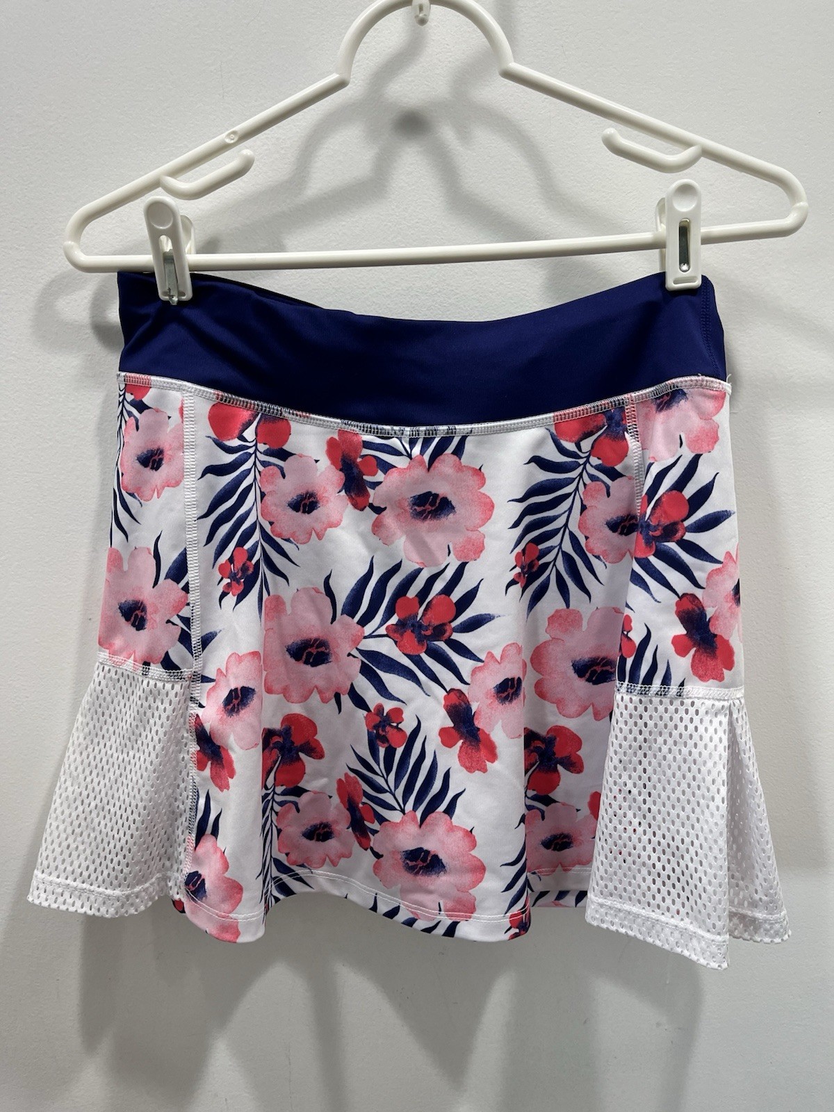 Avia Skort Built In Shorts Size XXL (18) Floral Multicolor Pull On Stretch