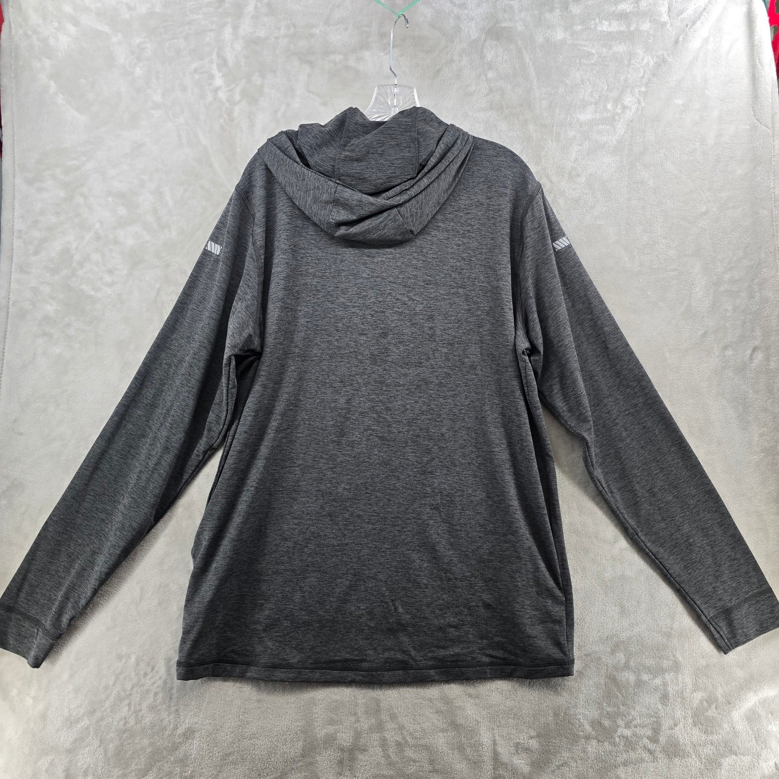 Truewerk B2 Hoodie Mens Large Gray Heathered Long Sleeve Performance Workwear