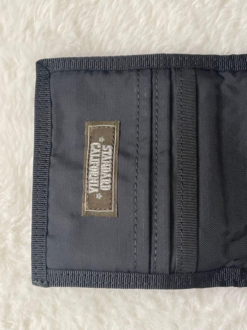 Porter Standard California Bifold Wallet Used Leather Black Condition