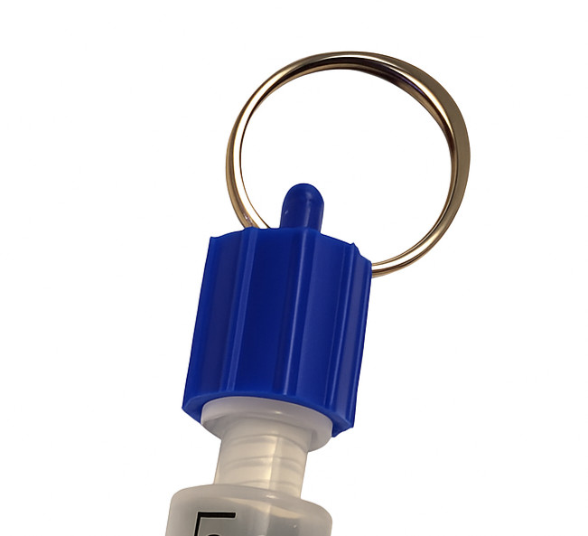 Normal Saline/Syringe Holder Clip Keychain – Nurses, Medics, and More!