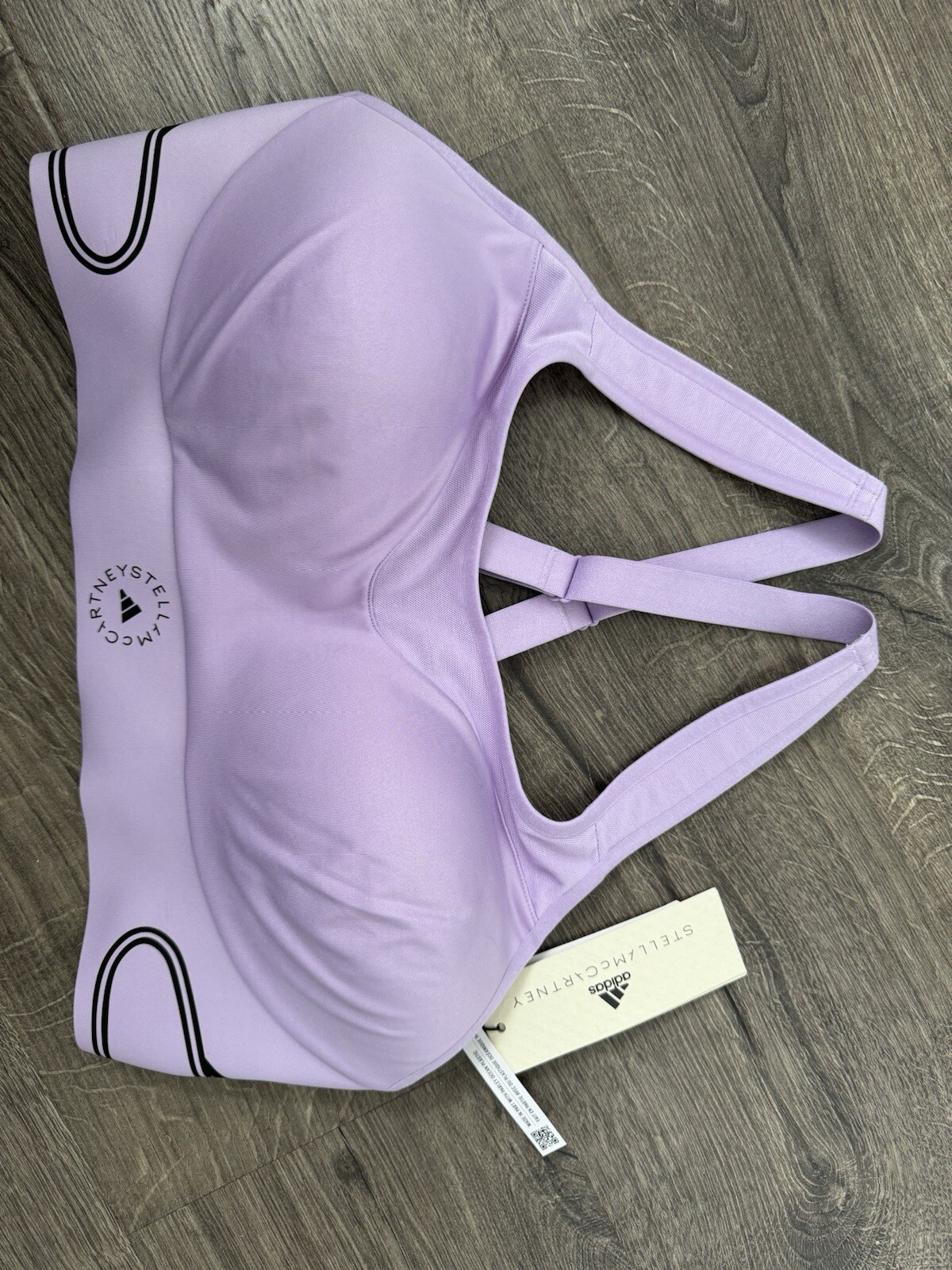 Adidas by Stella McCartney Truepace High Support Sports Bra Purple Glow XL-A/C