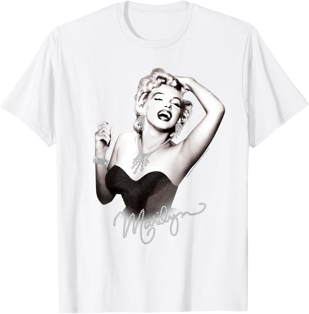Marilyn Monroe Black and White Glam Unisex S-5XL Shirt A168