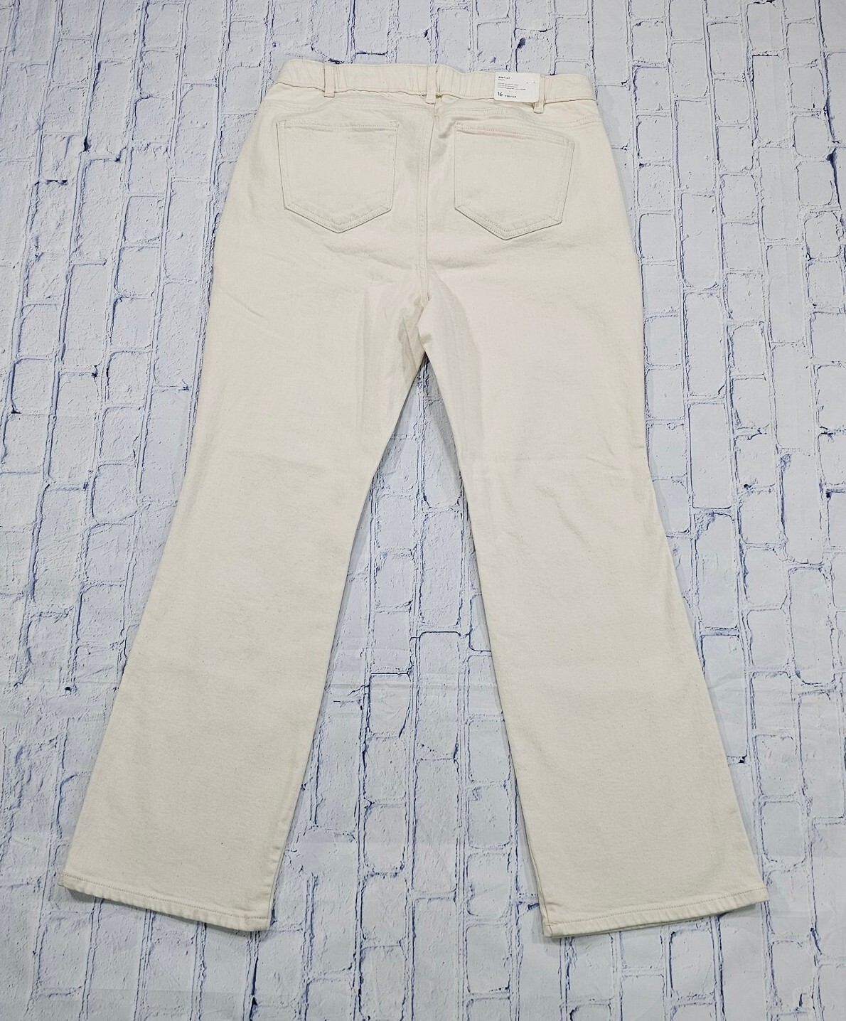 J. Jill Denim Natural Cotton Blend Stretch Modern Slim Bootcut Jeans WOMENS 16 R