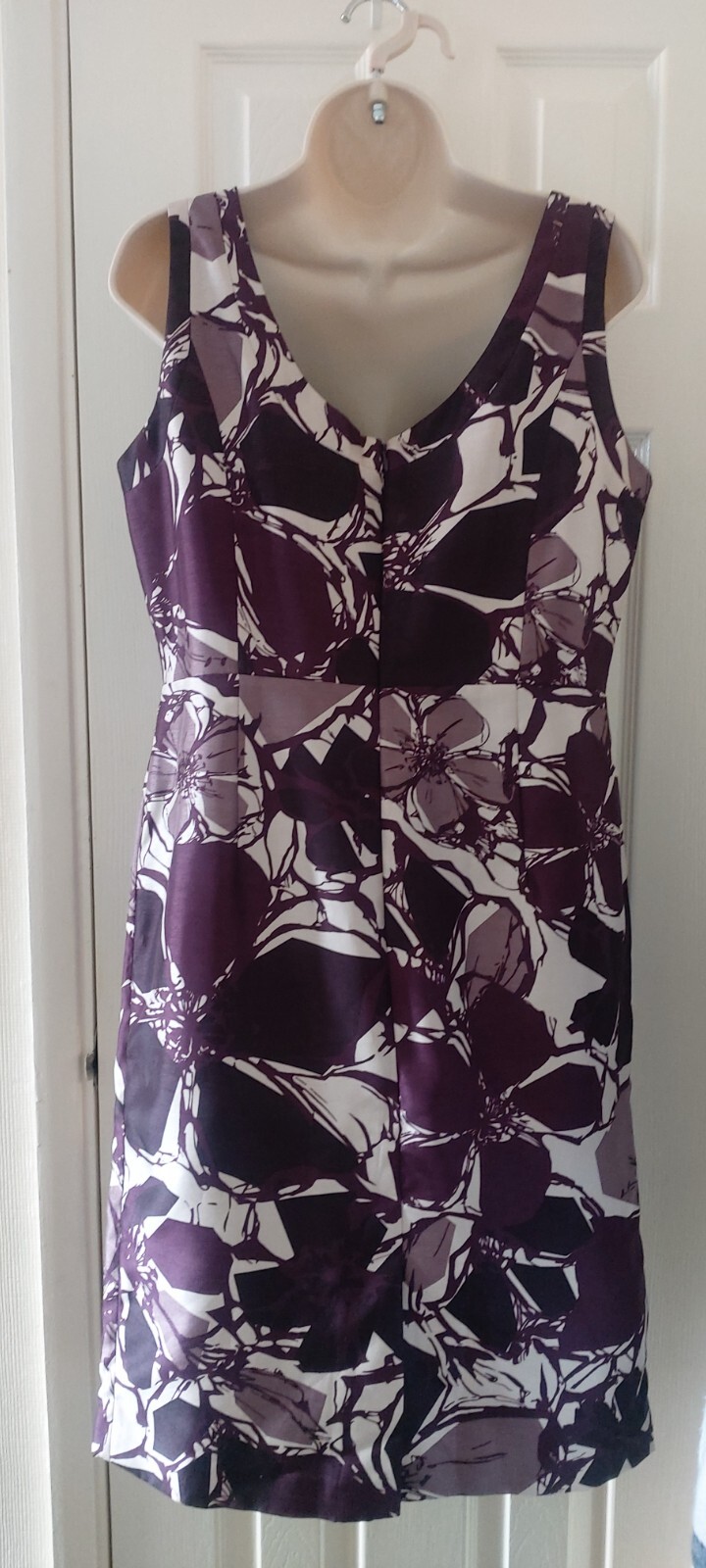 Jacques Vert Occasion Dress Fully Lined Size 12 Wedding Races Party