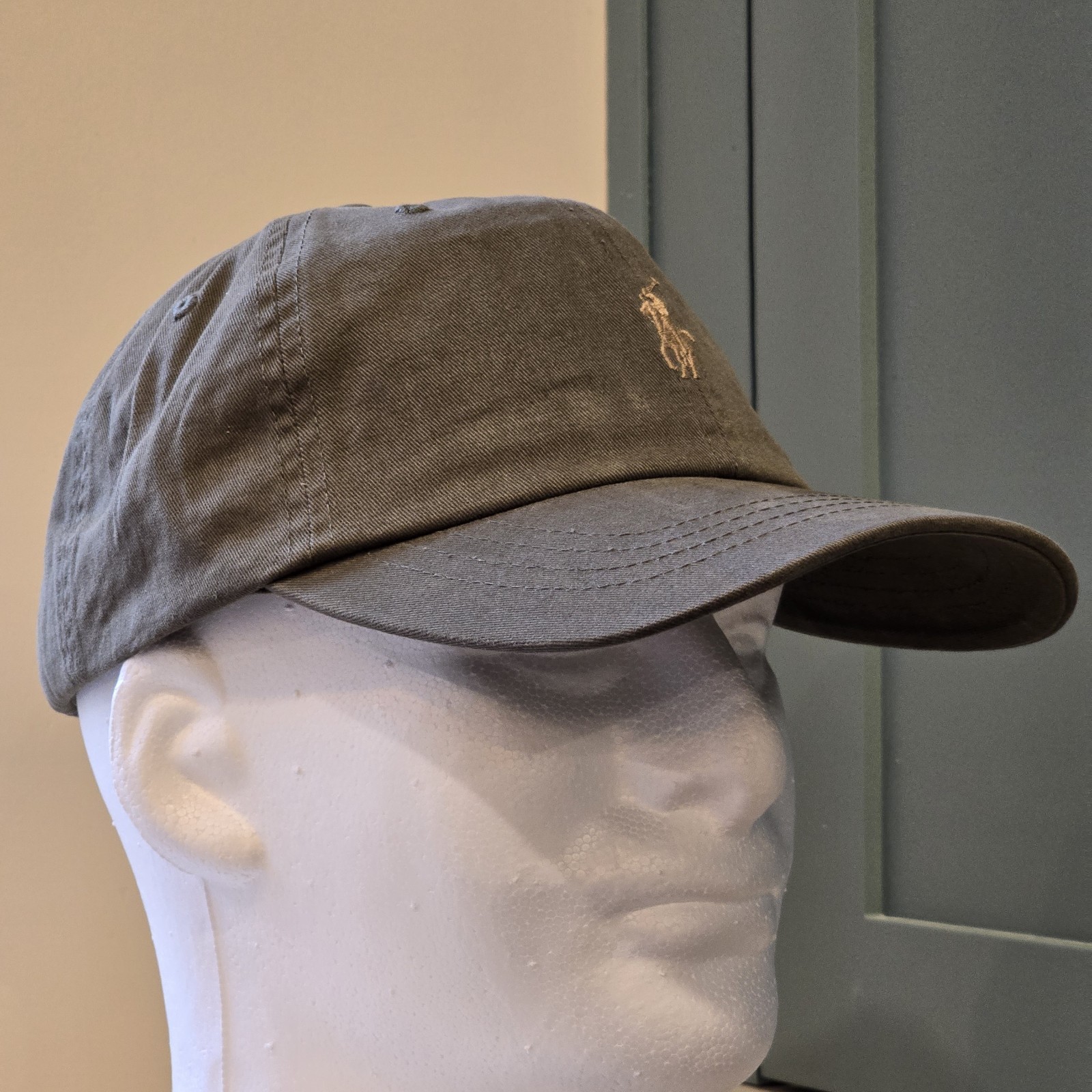 Polo Ralph Lauren Men’s One Size Cotton Chino Adjustable Ball Cap Olive Green