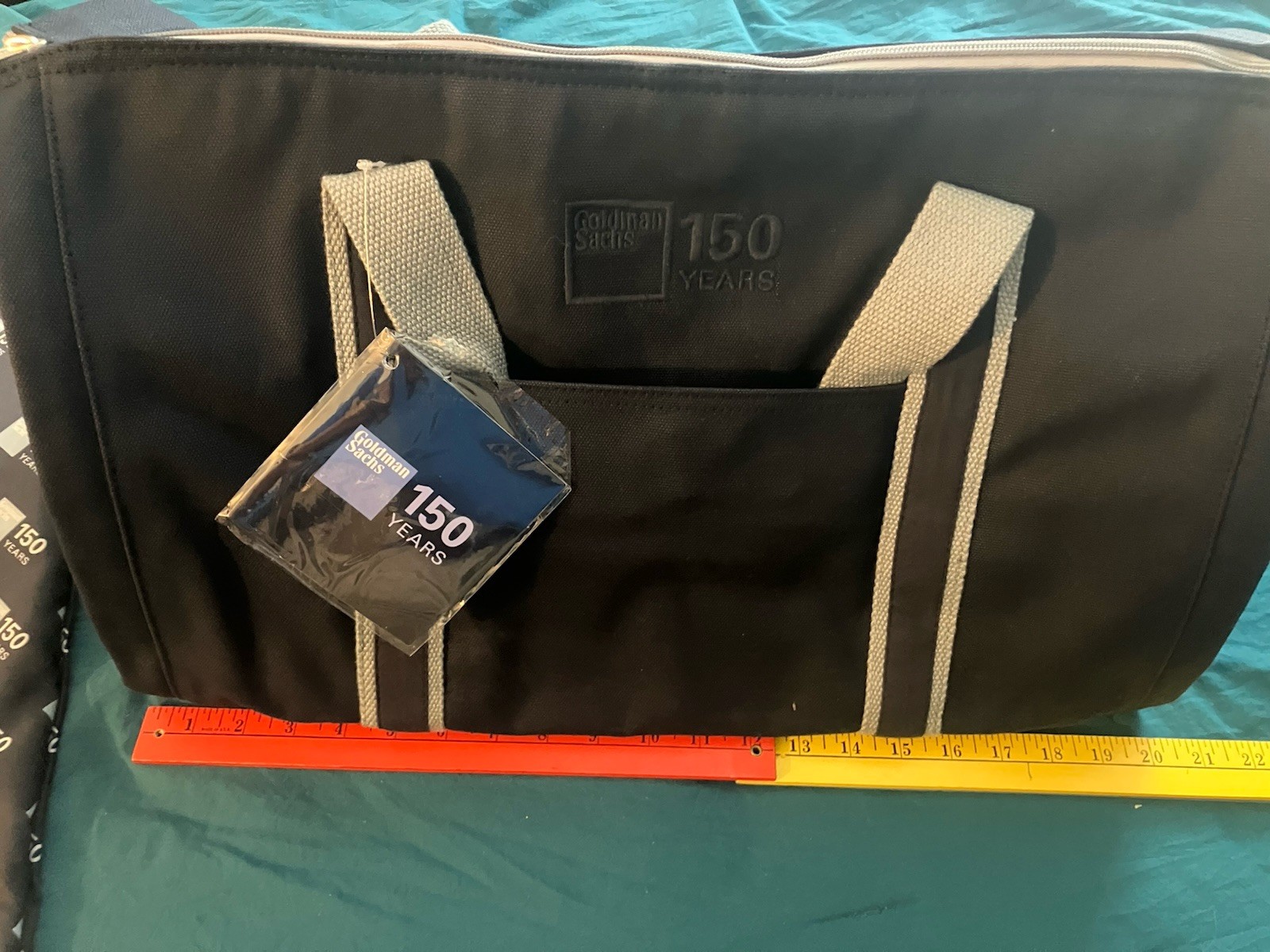 NEW Scarborough&Tweed Goldman Sachs 150 Year Canvas Duffel Garment Bag Dust Bag