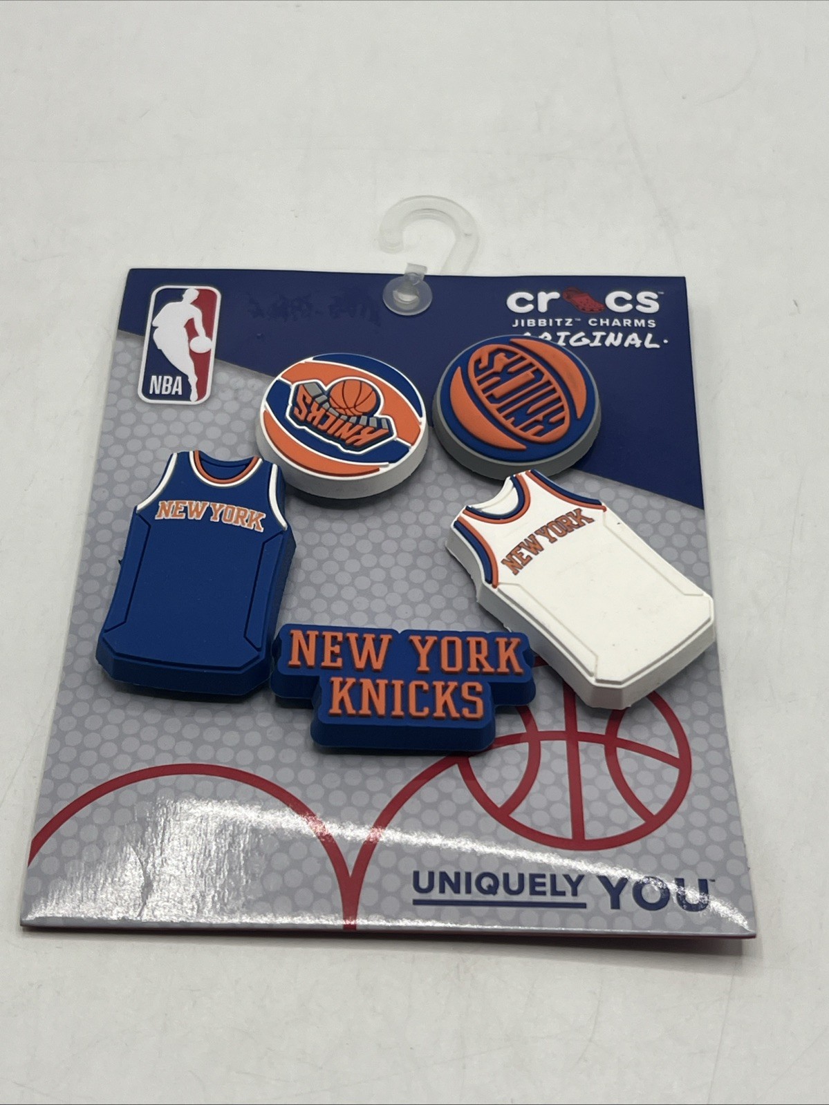 New Original Jibbitz Crocs Charm: Uniquely You NBA New York Knicks 5 pcs.