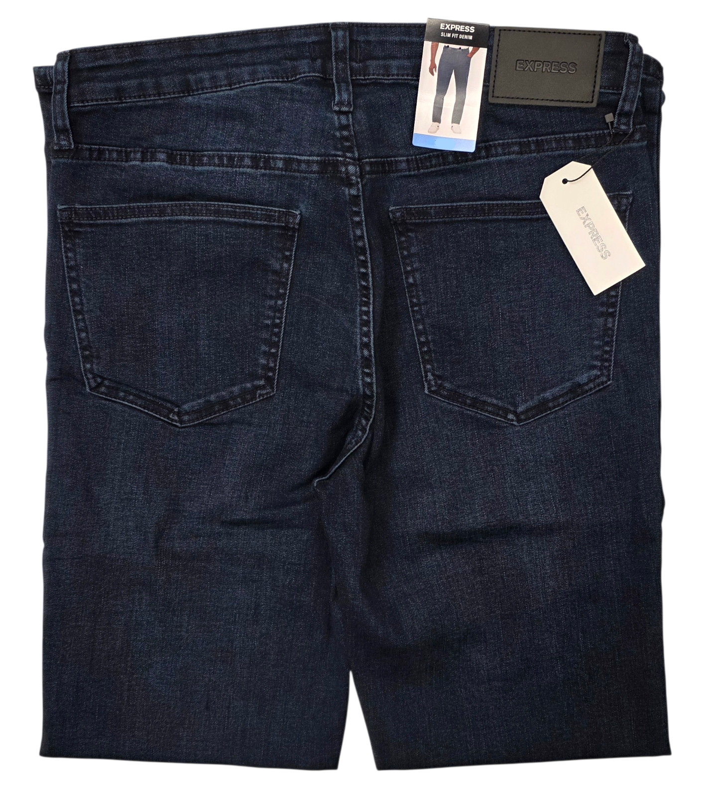 Express #11973 NEW Men’s Dark Wash Slim Fit Stretch Denim Jeans MSRP $88