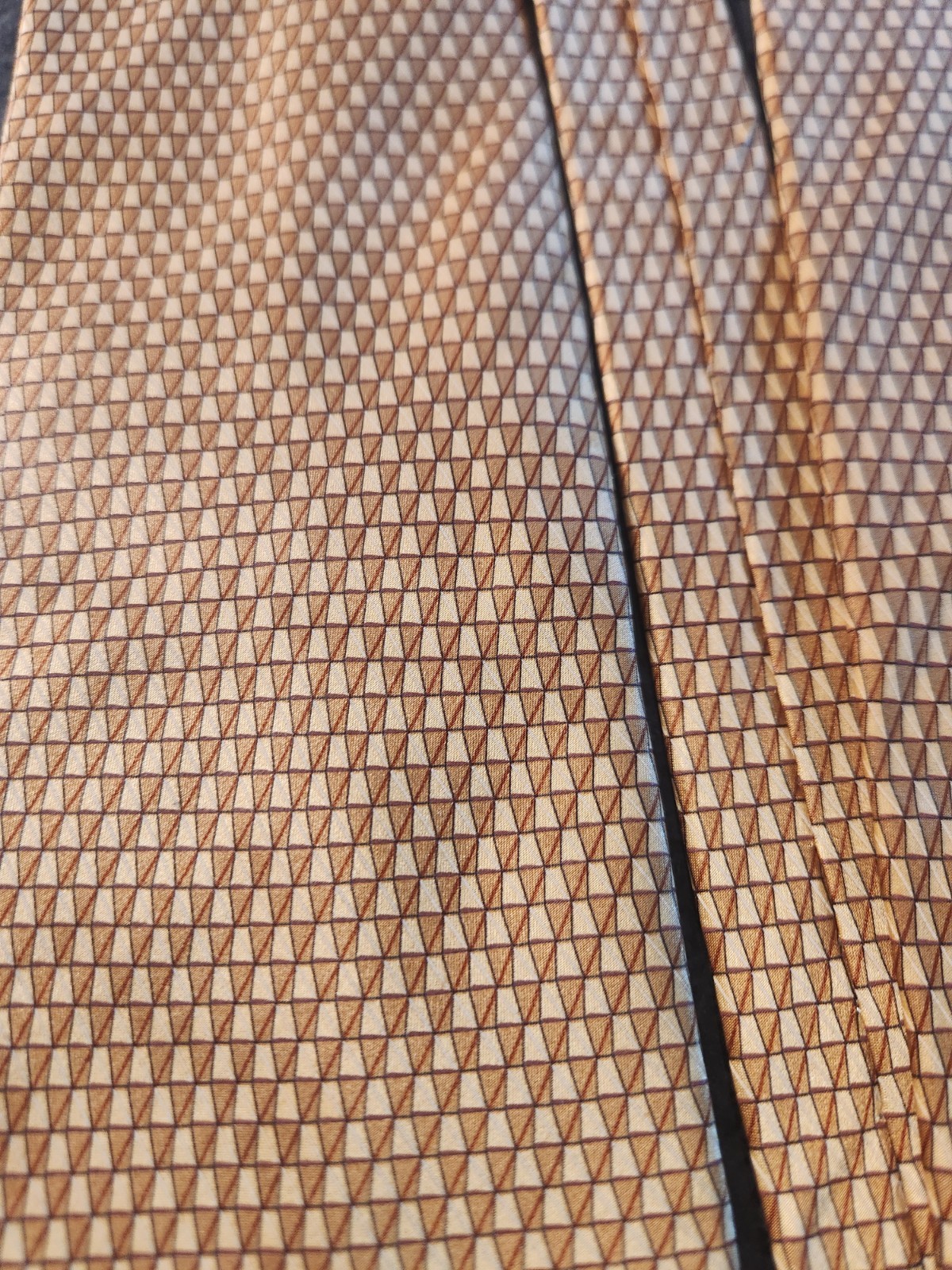 Lanvin Paris Gold Chain Silk Tie Made In France 58″-3.5″ Great Condition