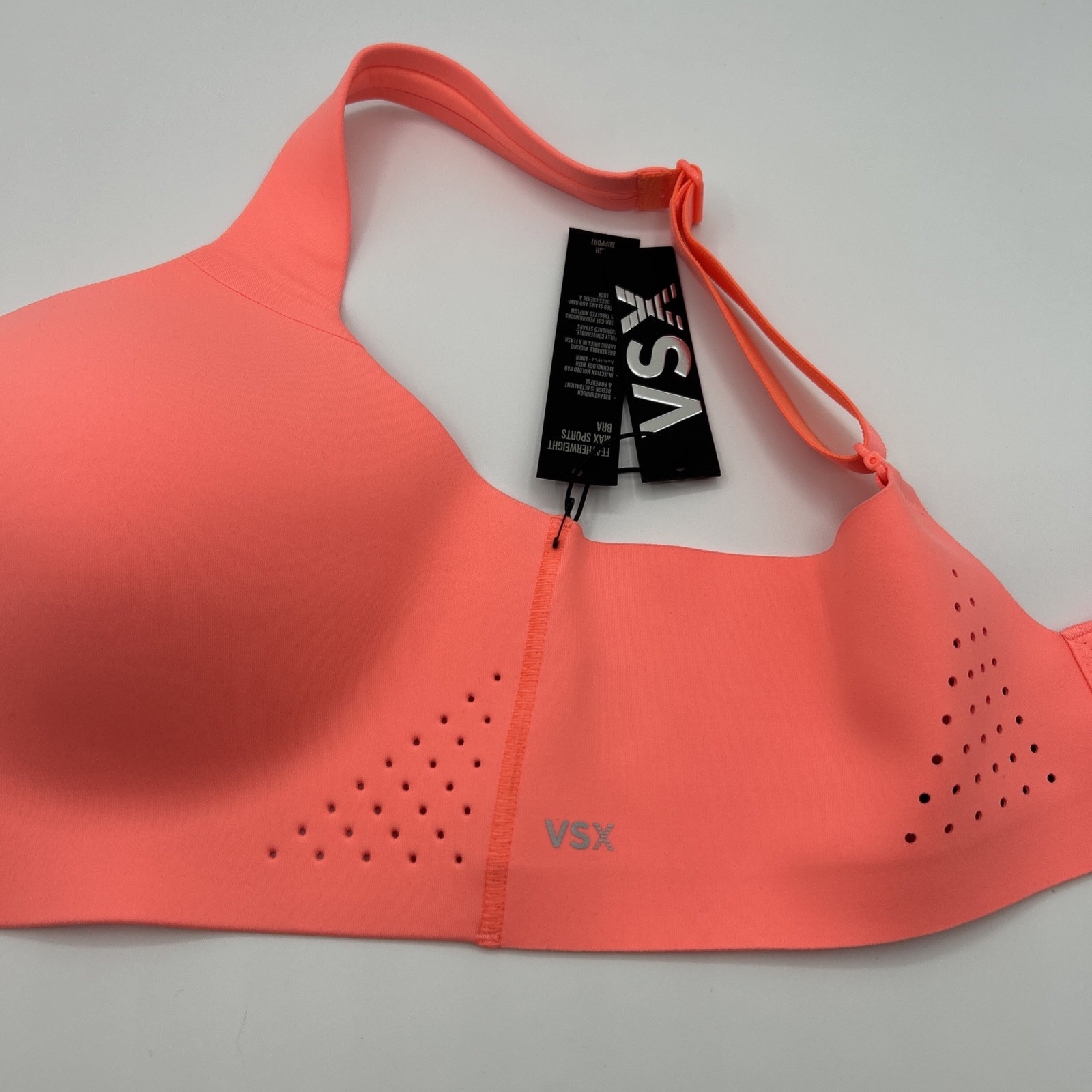 Victoria’s Secret Featherweight Max Sports Bra VSX Coral Pick a Size NWT
