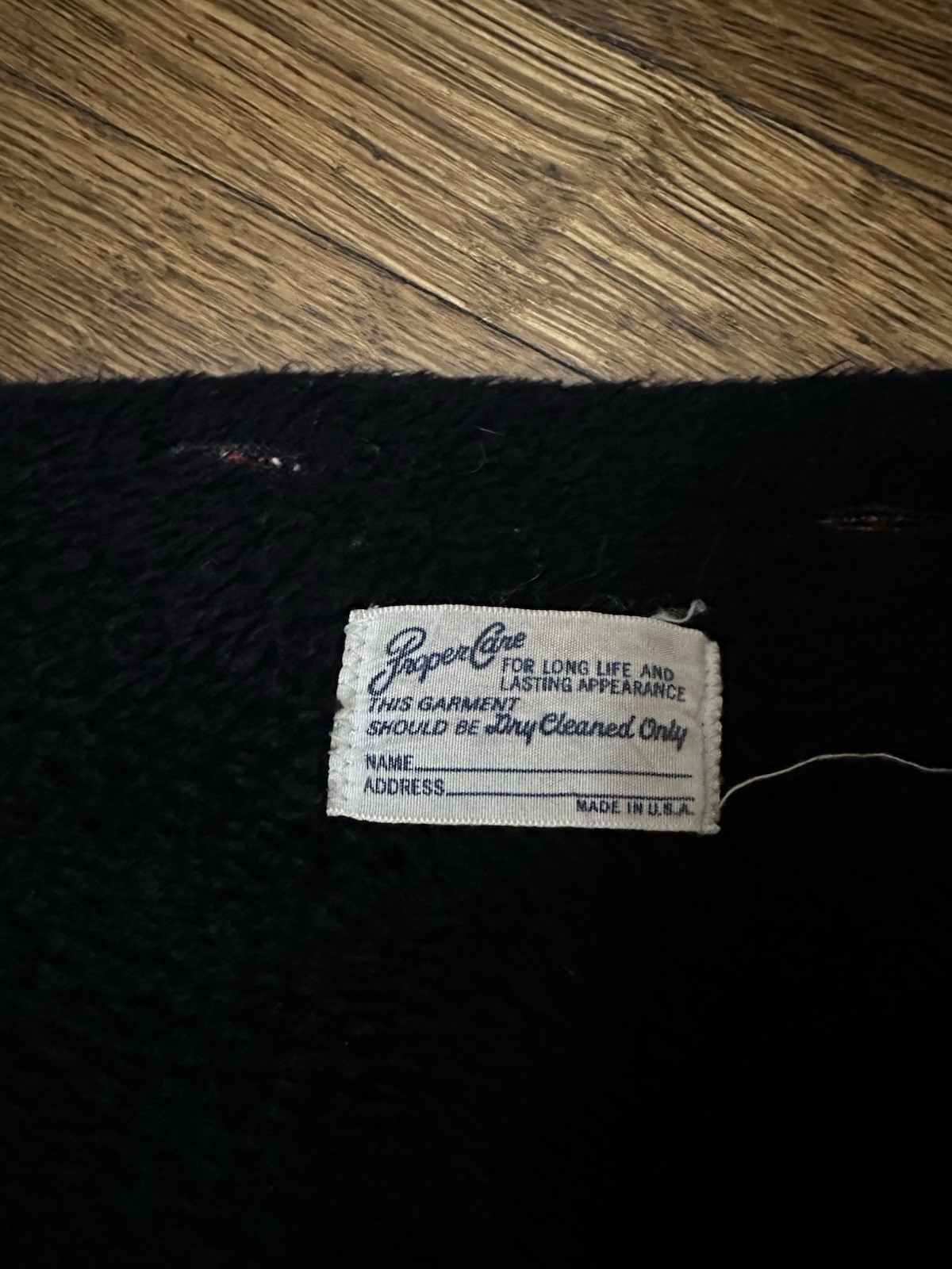 Vintage Quality-Wear Mens Store Outerwear Fleece Flannel Jacket 70s Medium