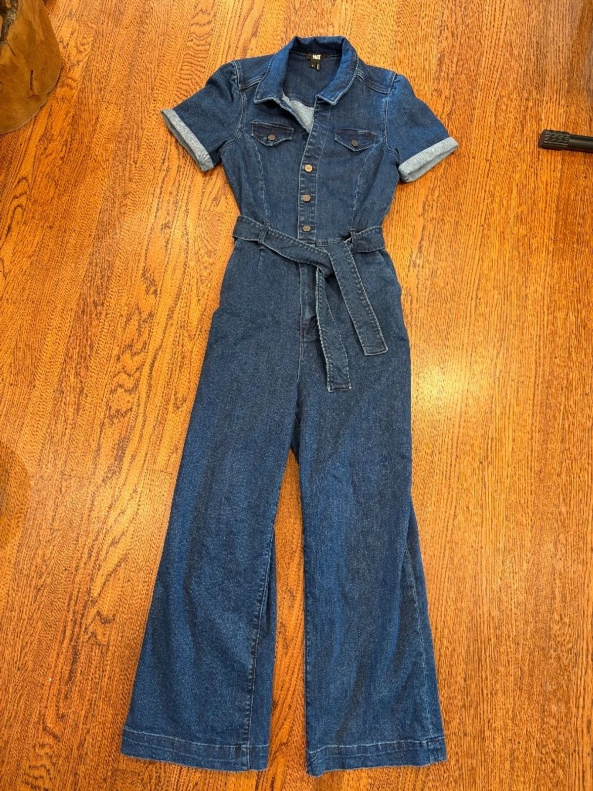 PAIGE Anessa jumpsuit size 8 modern utility minimalist luxury capsule