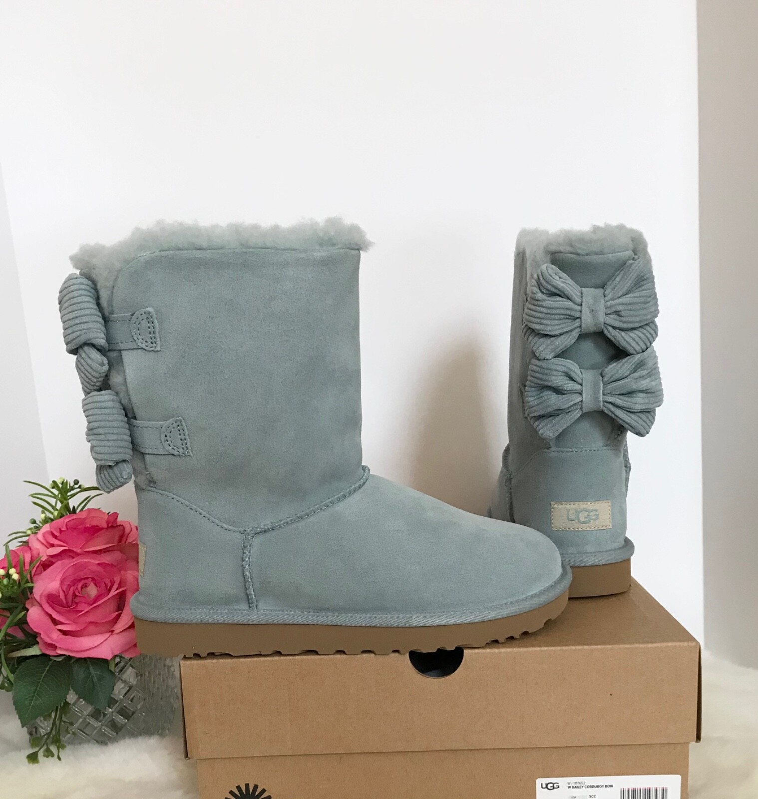 UGG Bailey Corduroy Bow