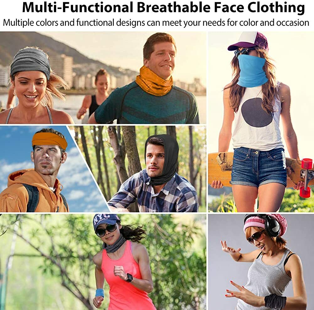 Summer Face Cover Scarf Balaclava Neck Gaiter Baclava Mask for Cycling Running
