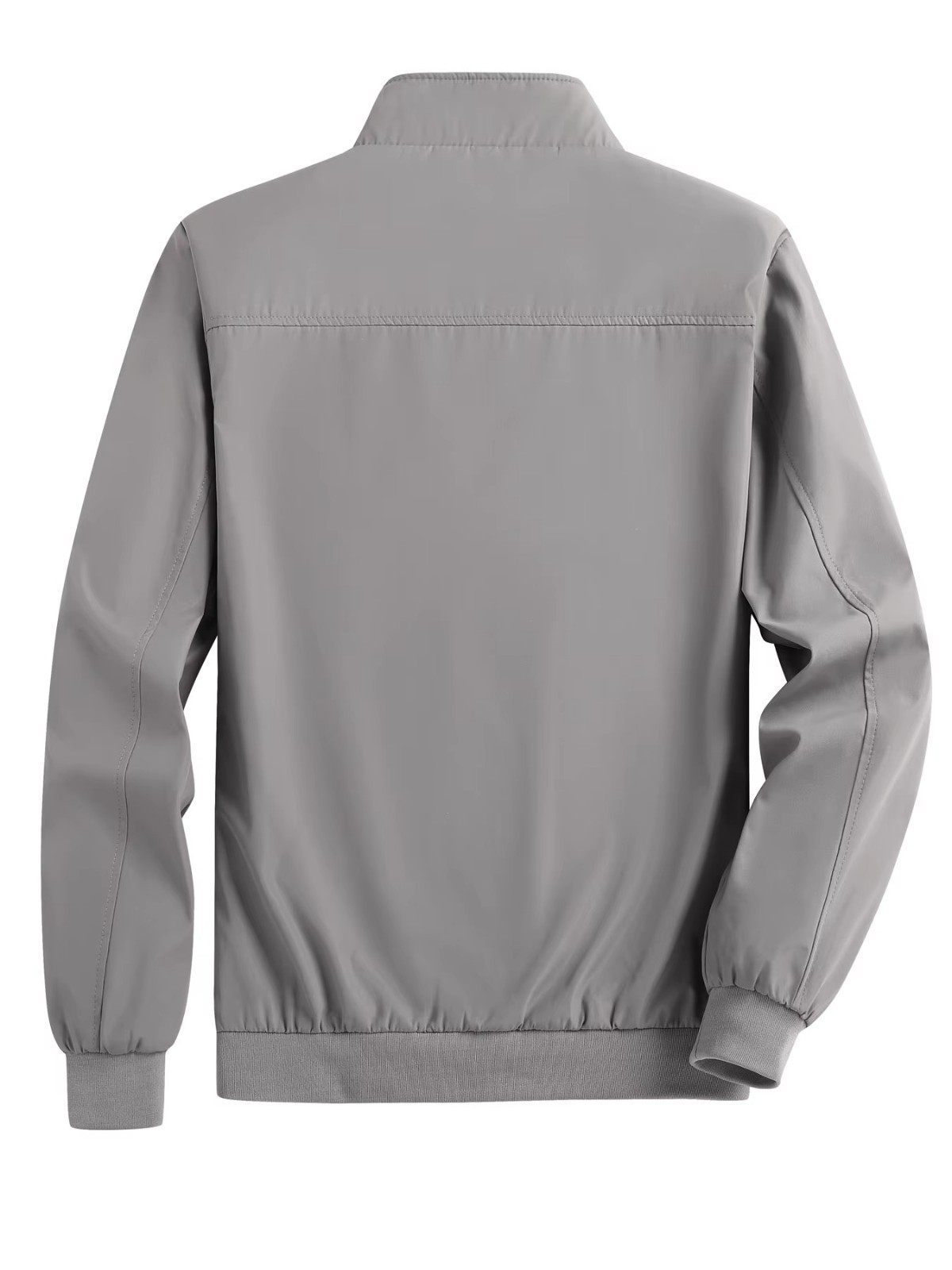 Mens Casual Jacket Slim Fit Stand Collar Bomber Windbreaker Spring Autumn Coat