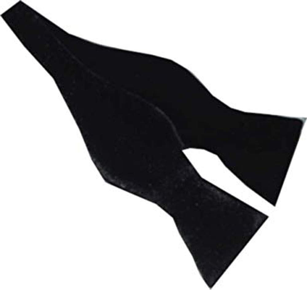 THE LAPEL PROJECT Self Tie Black Velvet Bow Tie Tuxedo Velvet Bow Tie Mens & Wom