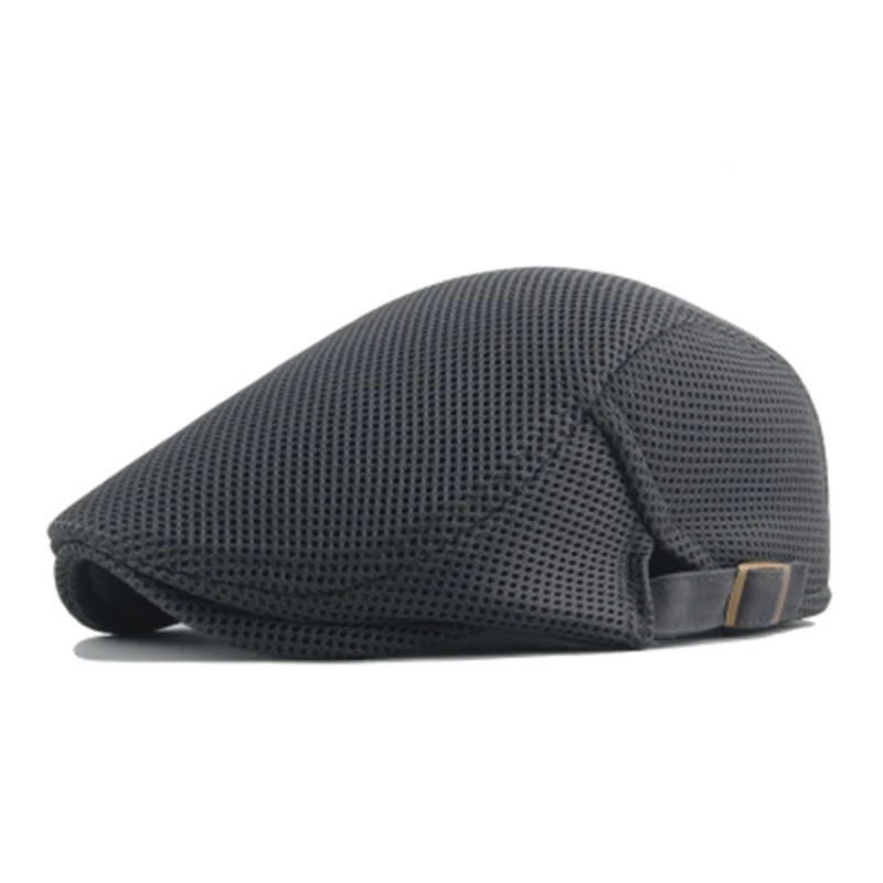 Duck Mesh Summer Gatsby Cap Mens Ivy Hat Golf Driving Sun Flat Cabbie Newsboy