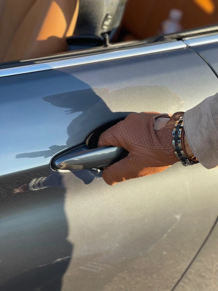 MEN’S GENUINE TOP QUALITY LEATHER DRIVING GLOVES SWIFT WEARS