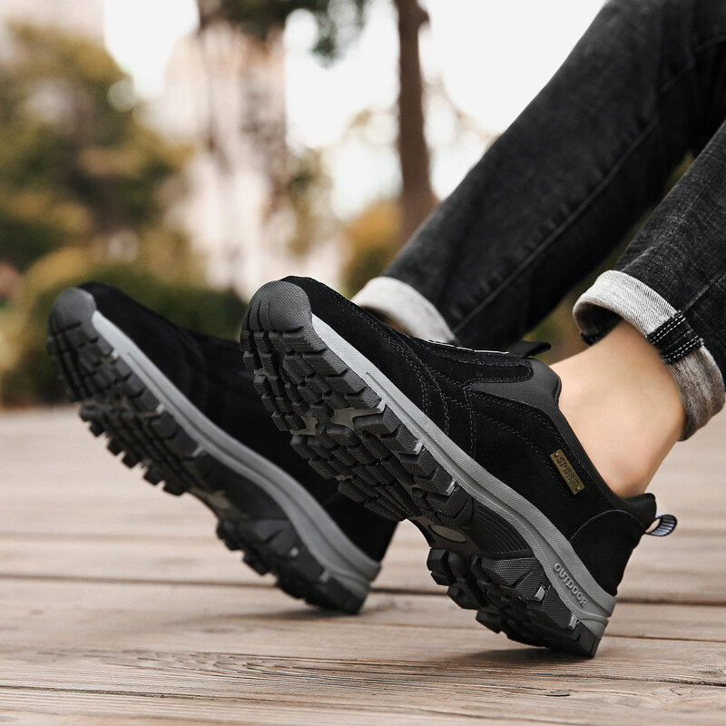 Outdoor Sports Shoes, Men Slip On Loafer Casual Walking Sneakers