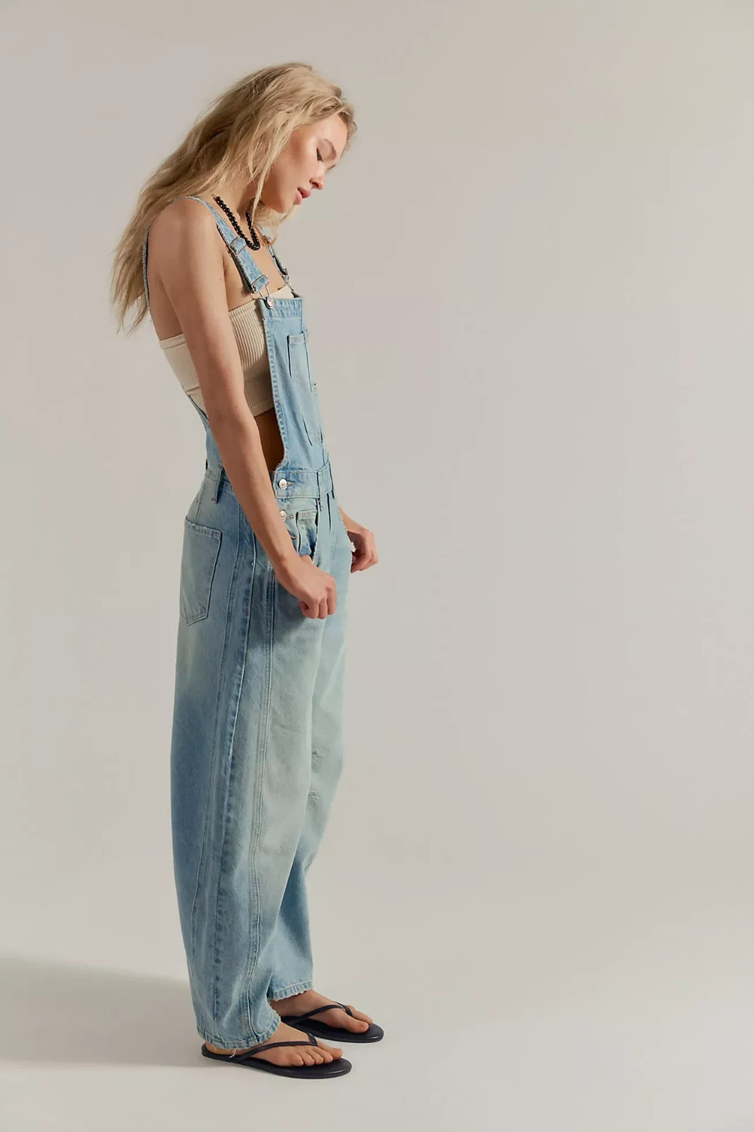 Freepeople We The Free Good Luck Barrel Overalls