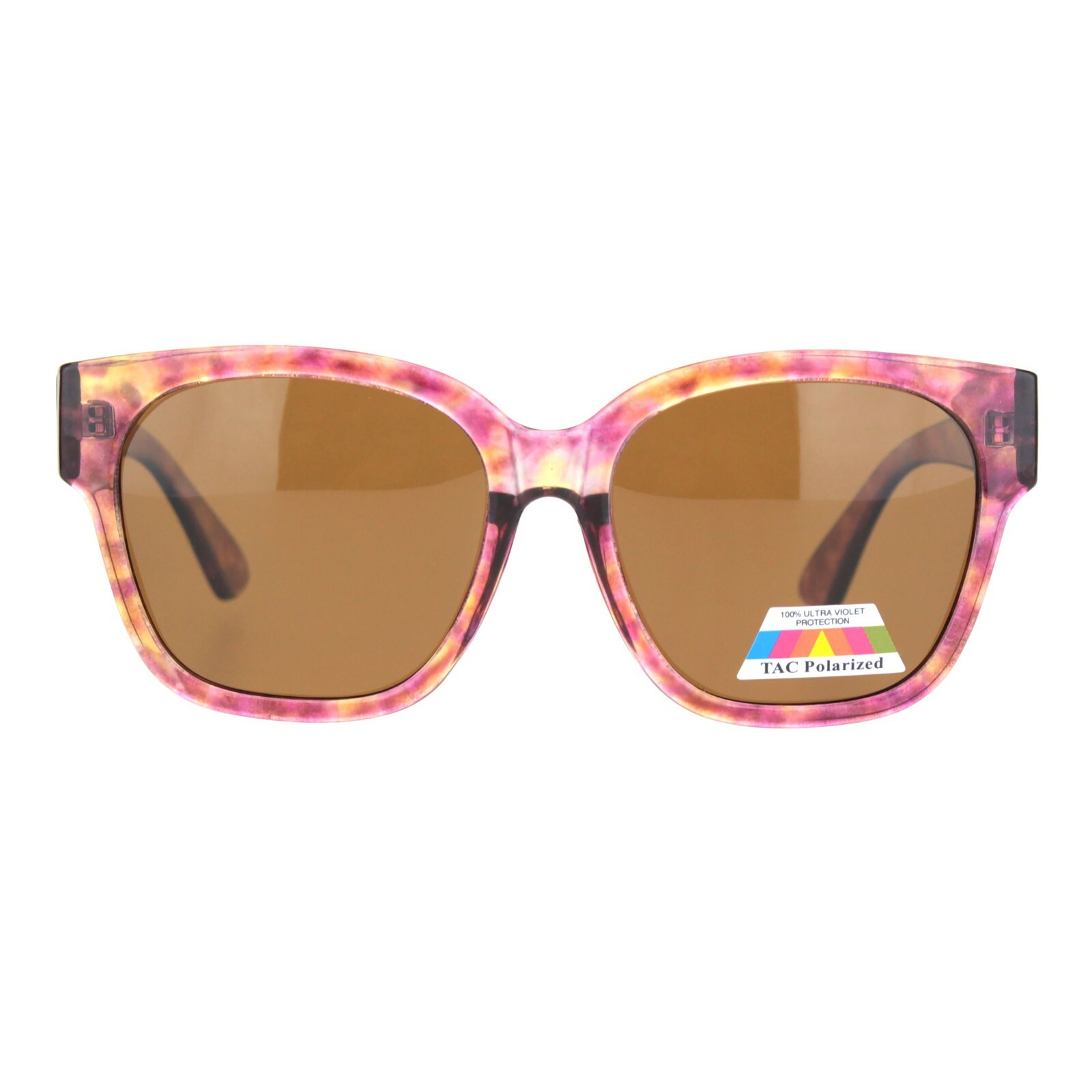 TAC Polarized Lens Sunglasses Womens Chic Classy Square Shades UV 400
