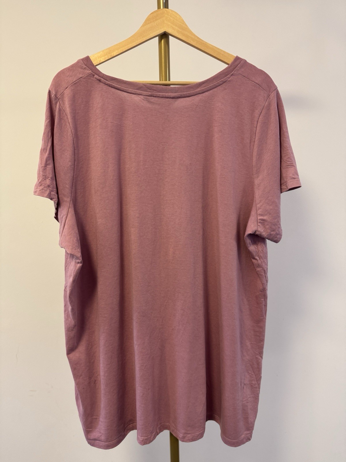 UK 22-24 Yours T Shirt Bundle Blush Pink Burnt Orange Short Sleeve Tops Set of 2