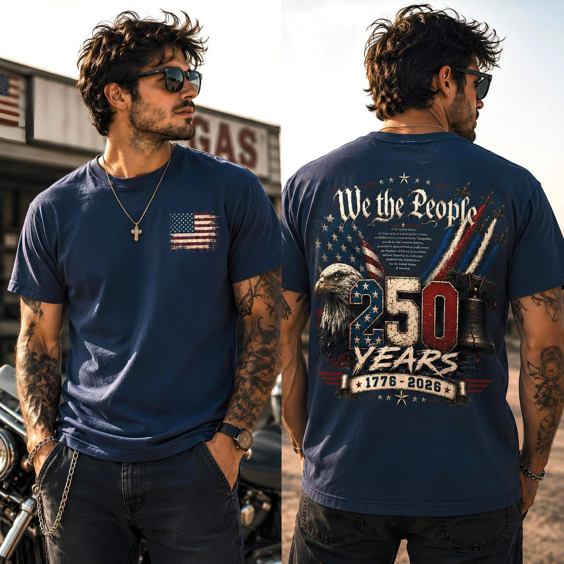 We The People America 250 Shirt Fighter Jets 1776-2026 Bald Eagle Patriotic Tee