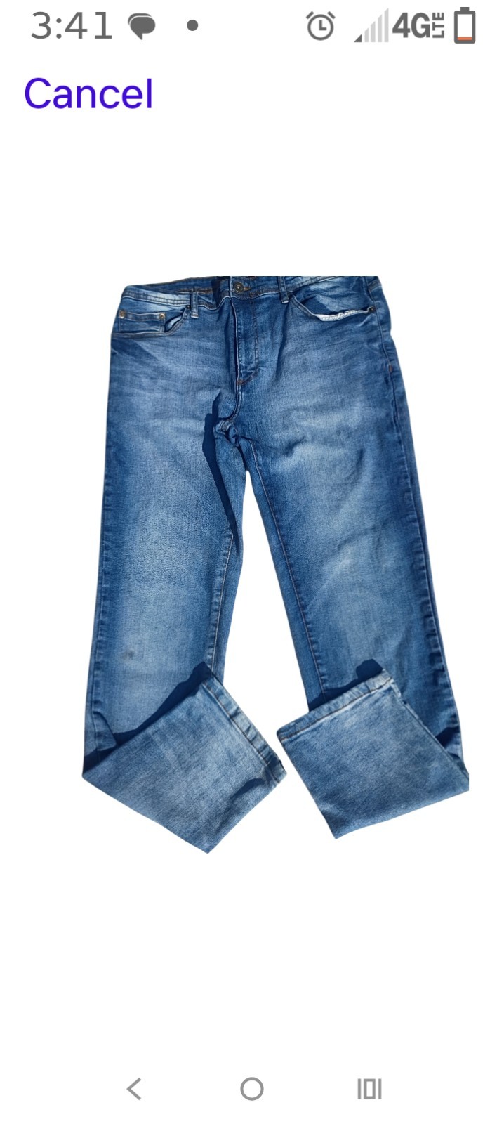 81 Company Mens Relaxed Denim Blue Jeans