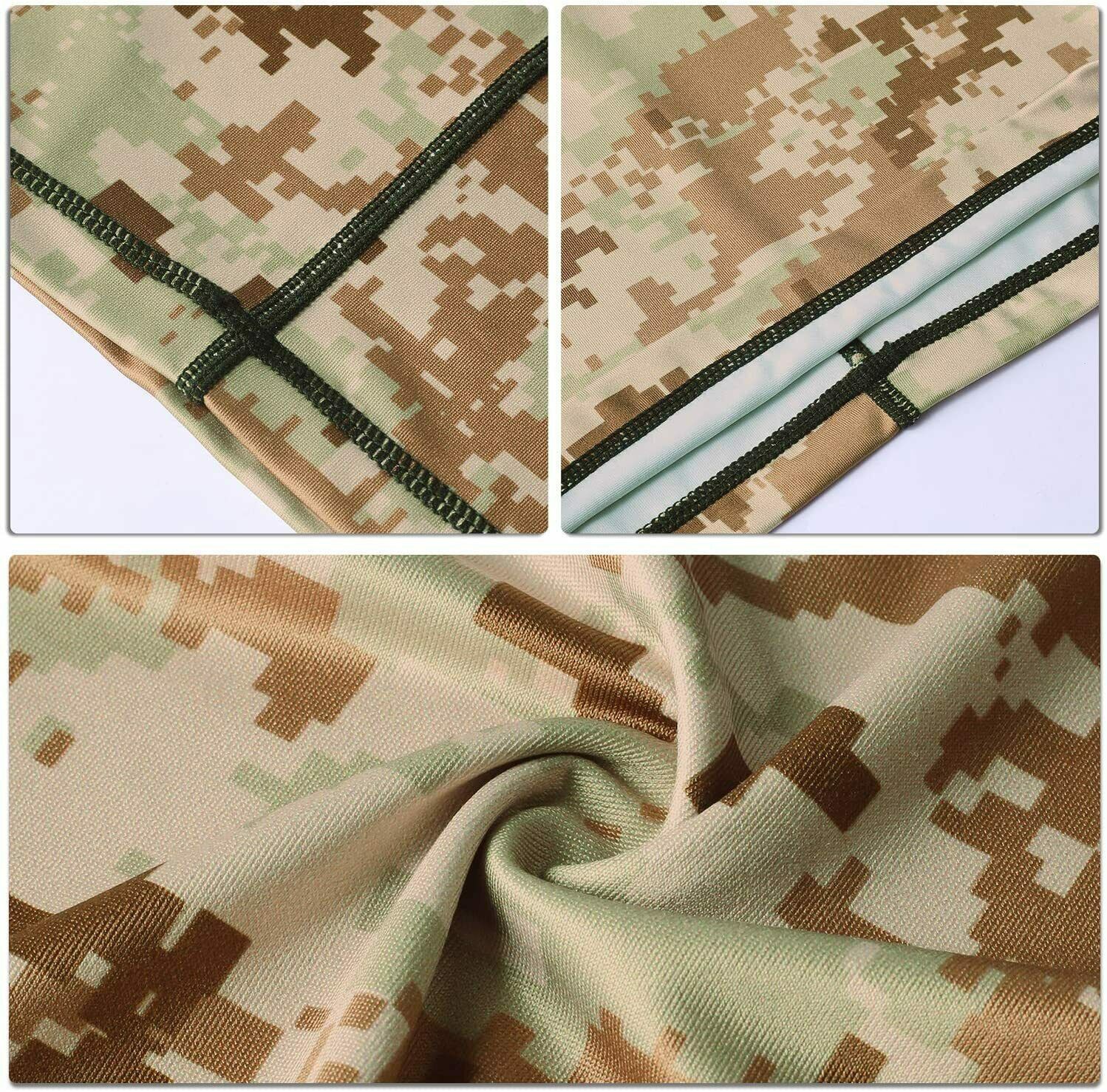 Tactical Balaclava Camo Neck Gaiter Face Mask Scarf Breathable Bandana Cover US