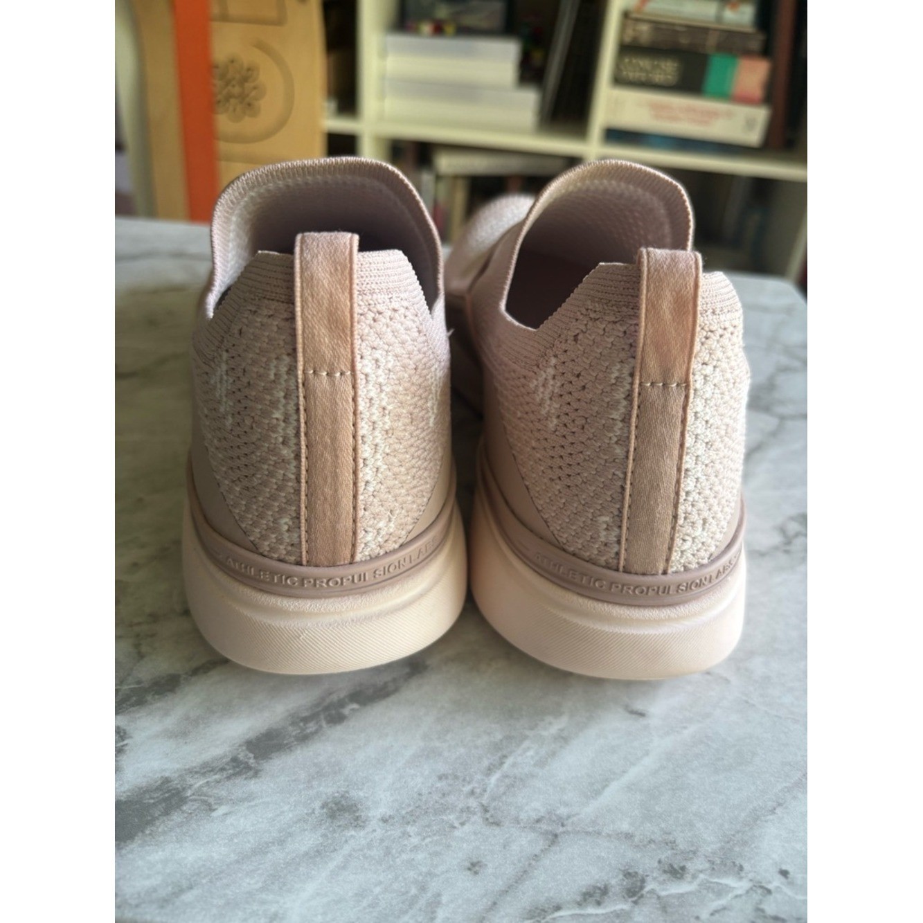 APLWomen’s Tech Loom Bliss Slip-On Sneakers in Blush Pink Size 8