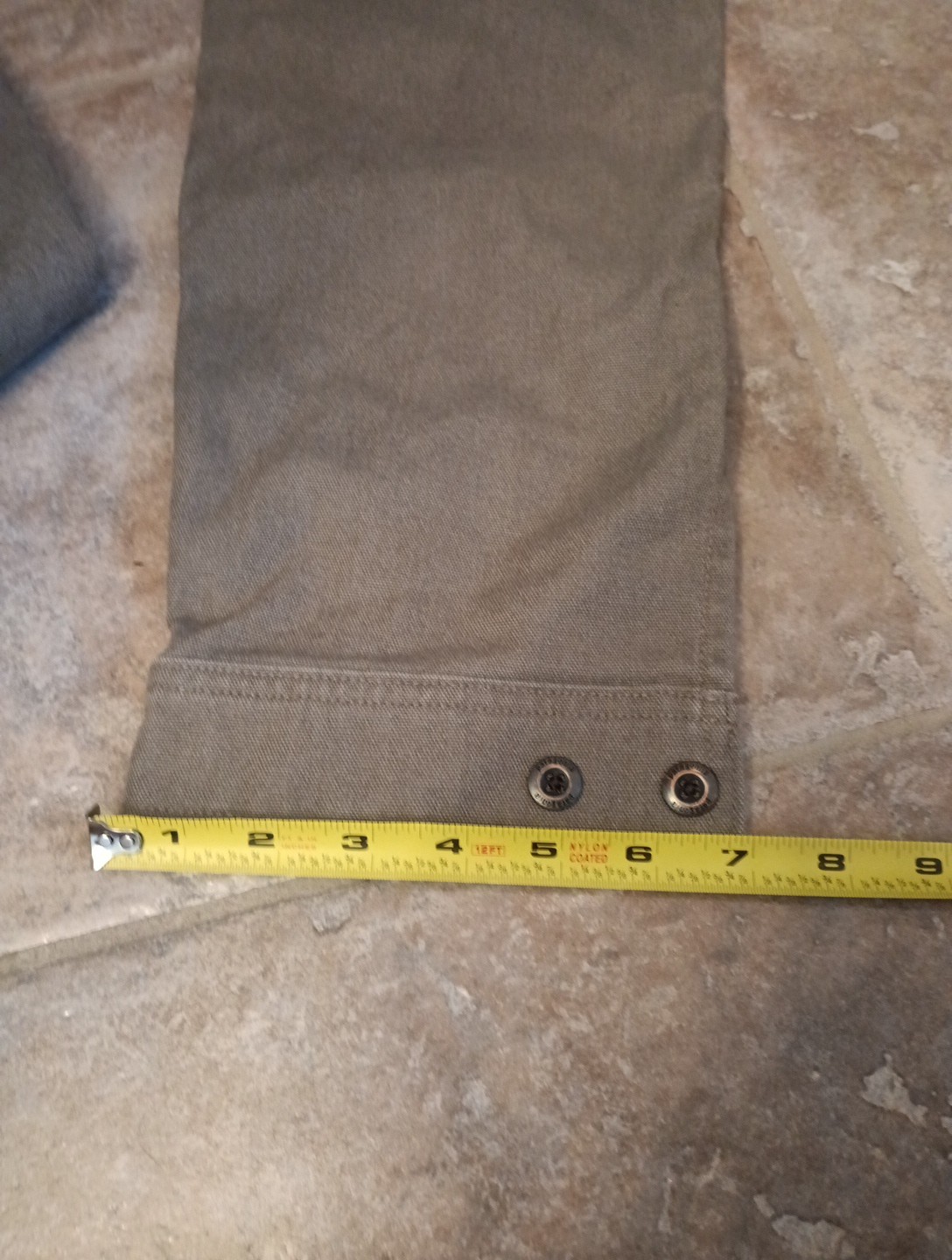Patagonia All Seasons Hemp Canvas Double Knee Pants Women 6 Tan Hemp Blend
