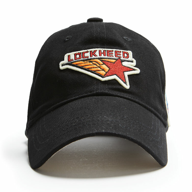 Lockheed Skunk Works Hat, Black, Aviation SR-71, P-38, U-2, F-117, F-35 HAT-0107