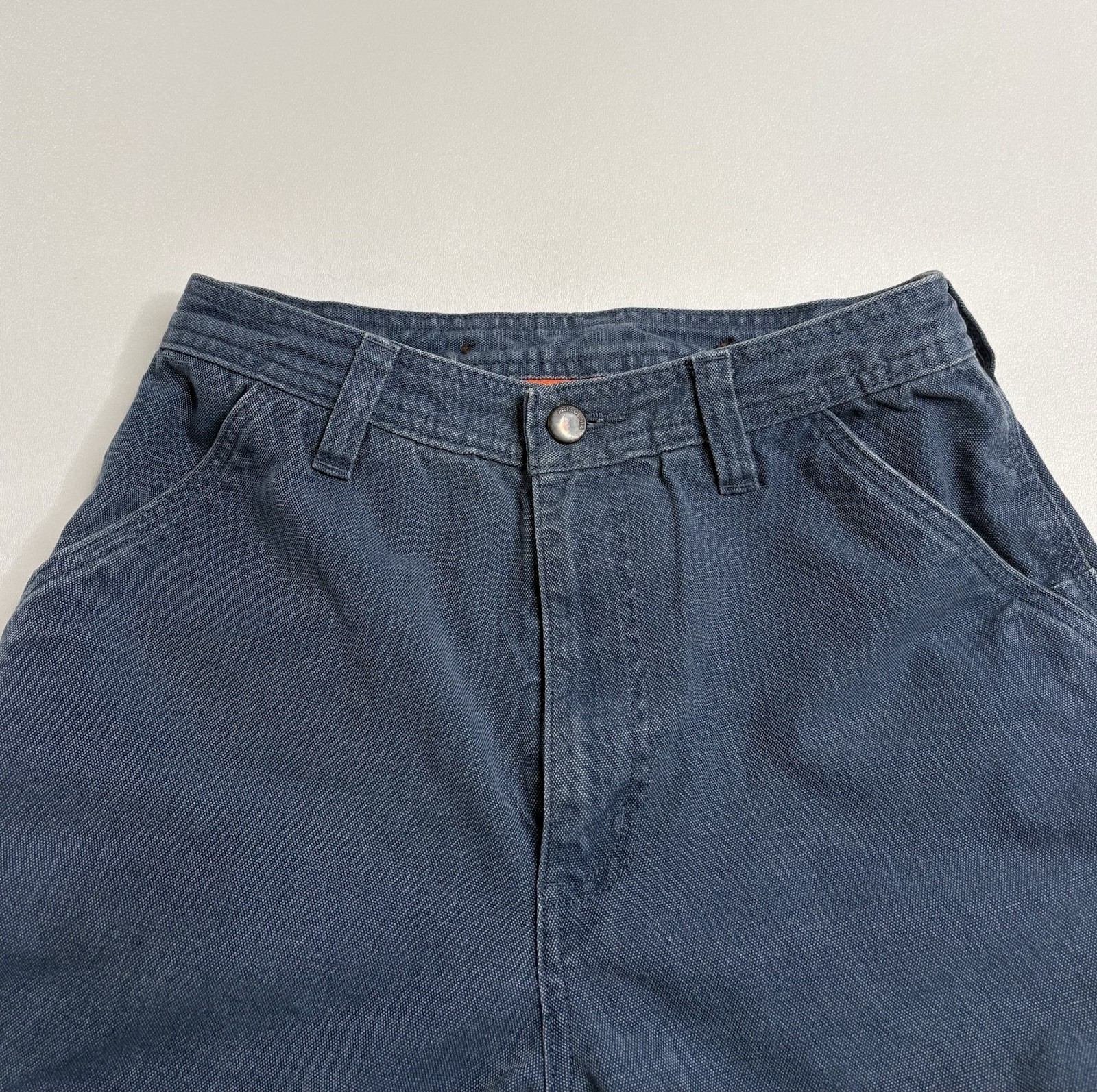 Patagonia All Seasons Double Knee Carpenter Hemp Blend Pants Womens 4 Blue
