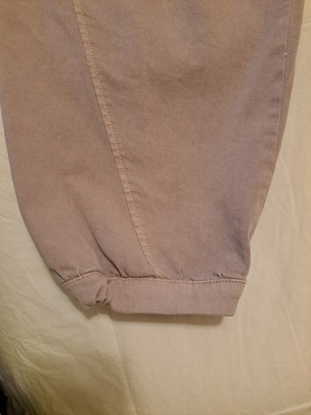 PILCRO mid-rise parachute pants Sz S EUC Beige Returns Accepted