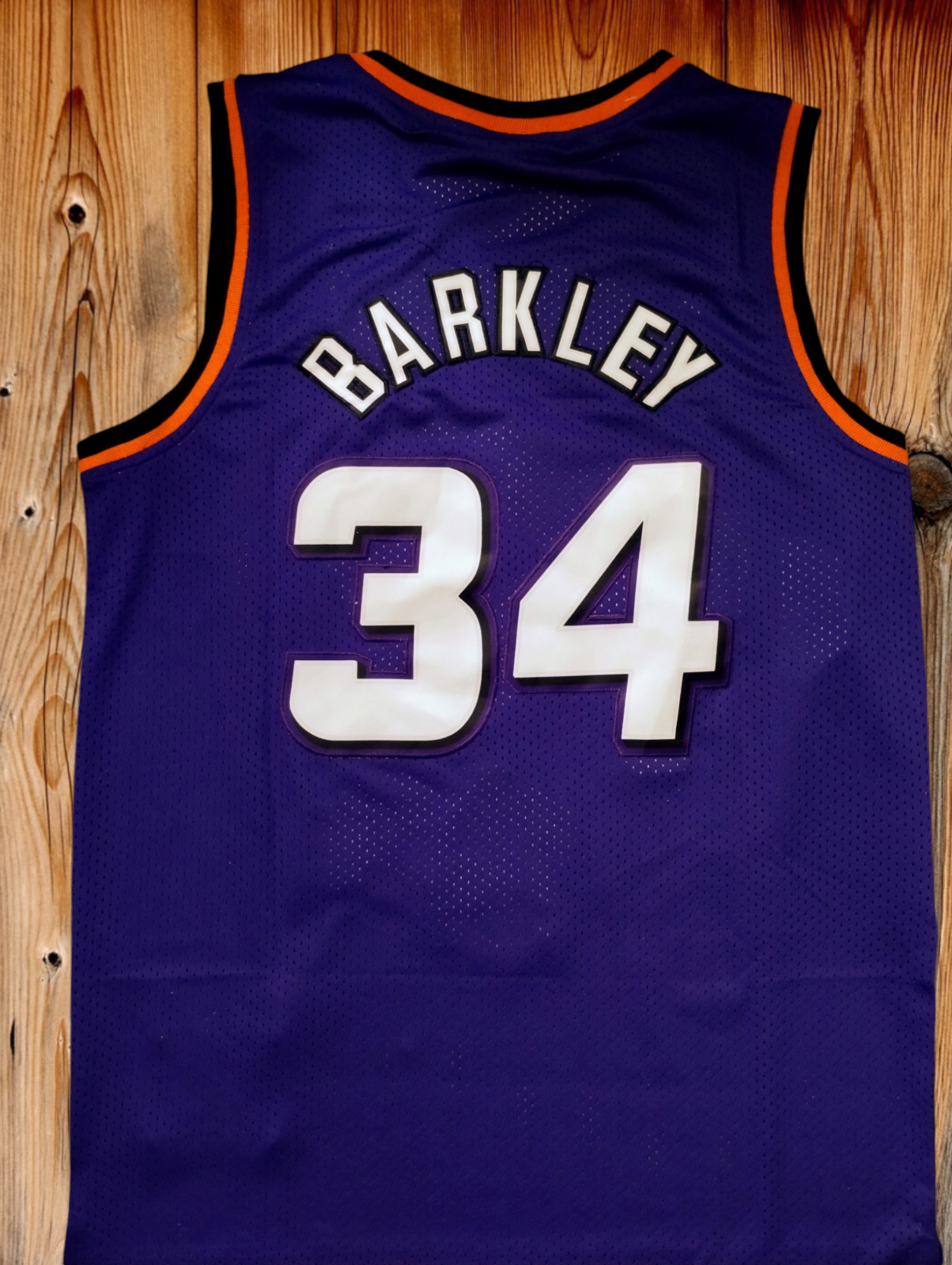 Phoenix Suns Jersey Charles Barkley #34 Throwback Jersey Men’s Purple
