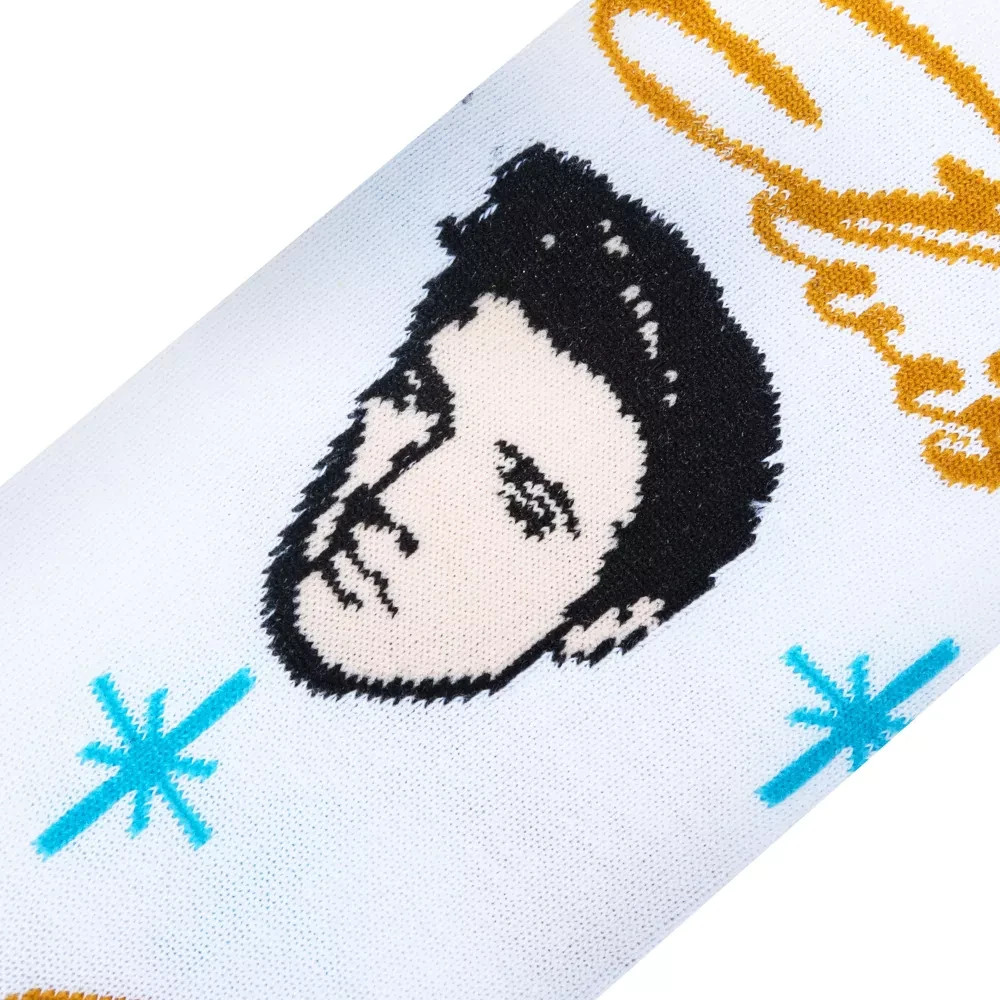 Elvis Presley Print Novelty Socks Crazy Socks Men’s Fun Socks Large