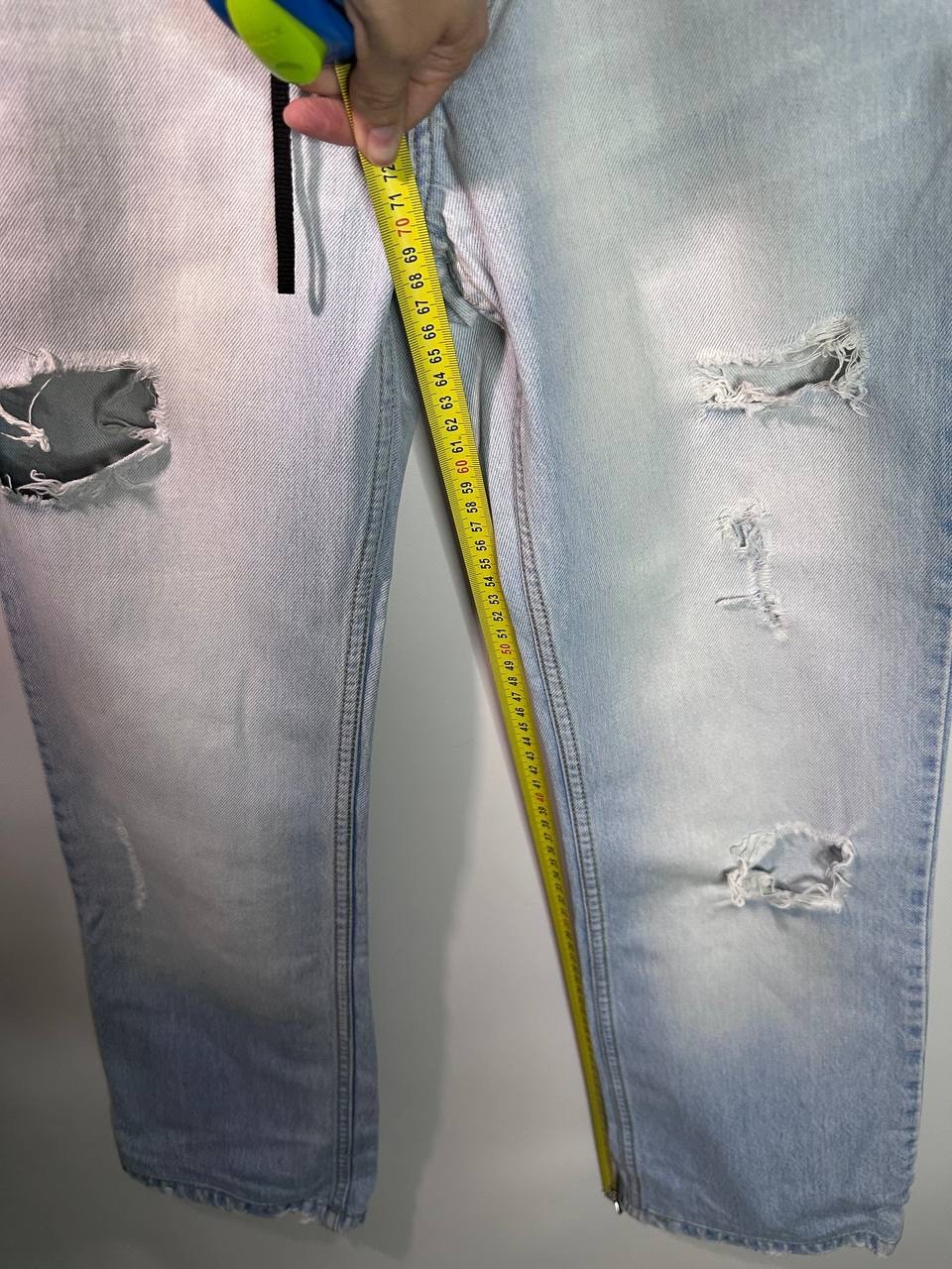 Vintage D&G Dolce Gabbana Ripped Destroyed Jeans Grunge Cult Denim Itierre 28