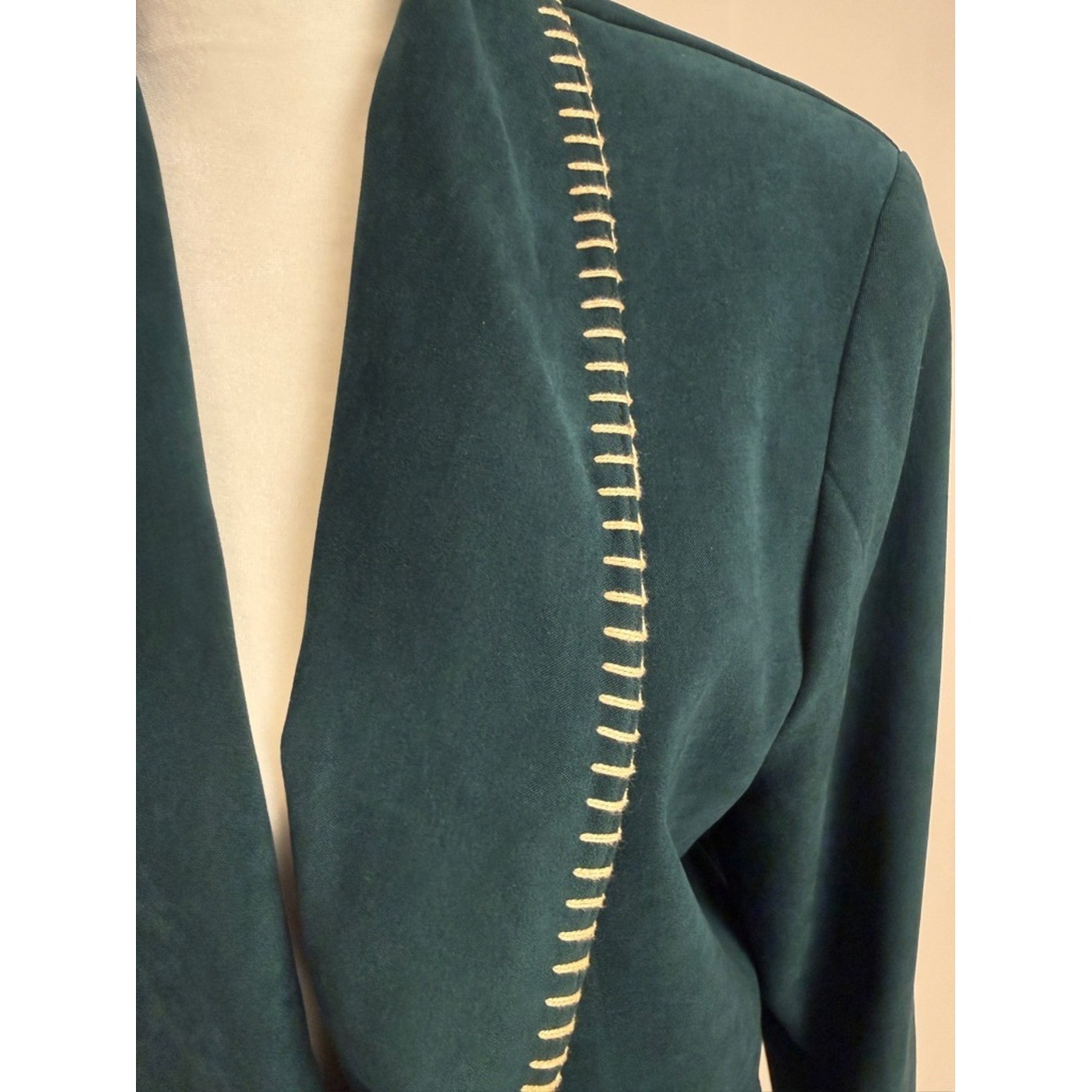 Vintage Roughrider Blazer with Contrast Whipstitch