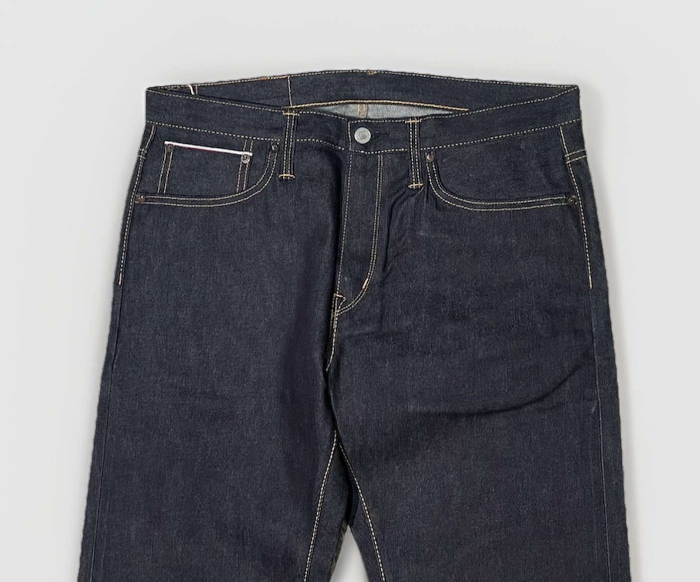 Edwin ED-80 Slim Tapered Nihon Menpu Japan Selvage (shrink to fit) Raw W32 L34